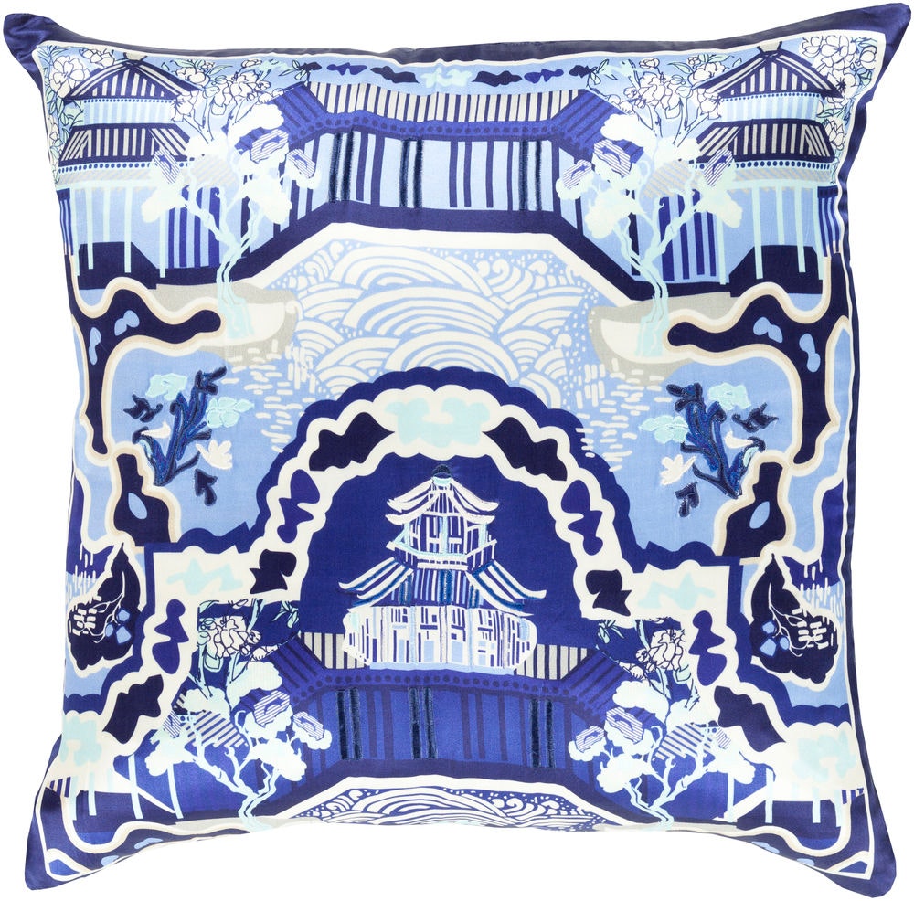 Surya Geisha 18 x 18 x 4 Throw Pillow GE013-1818D