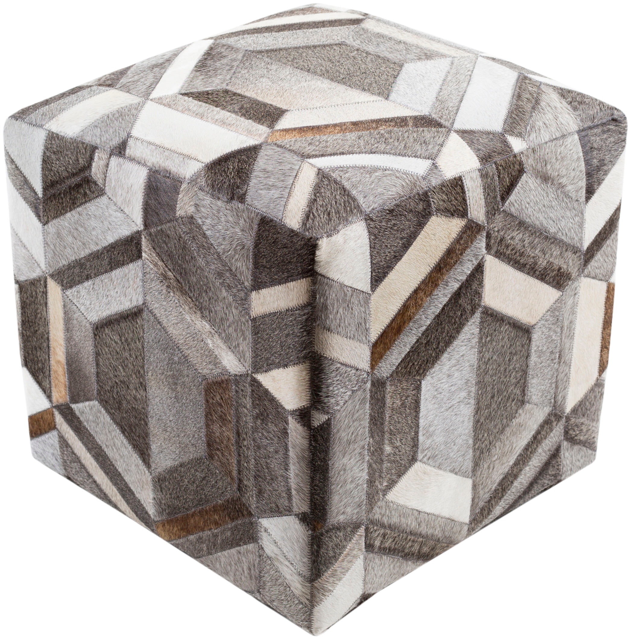 Surya Lycaon 18 x 18 x 18 Pouf LCPF002-181818