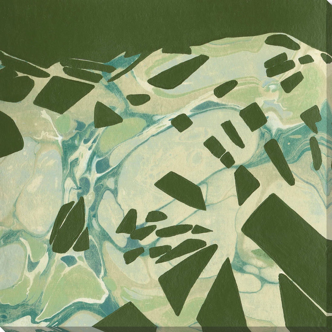 Surya Marble Swirl, Green - Wall Art LS270A-001