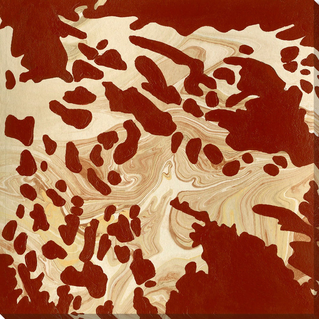 Surya Marble Swirl, Red - Wall Art LS274A-001