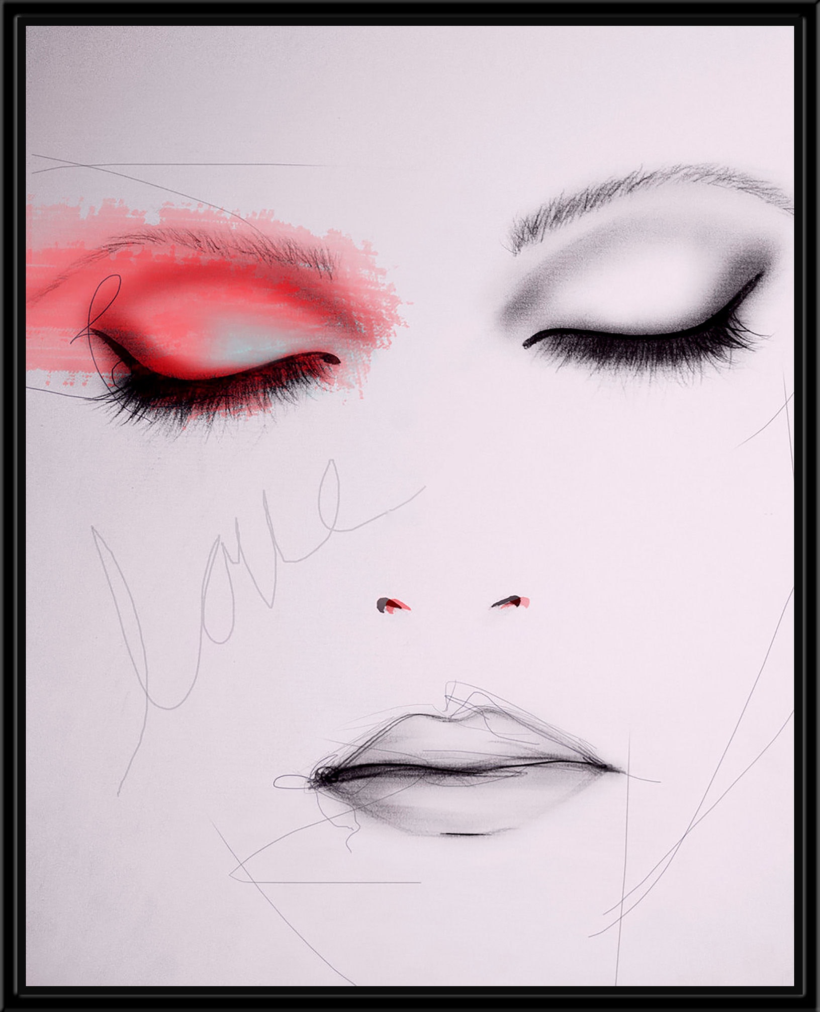 Surya Scarlet - Wall Art LV105A-001