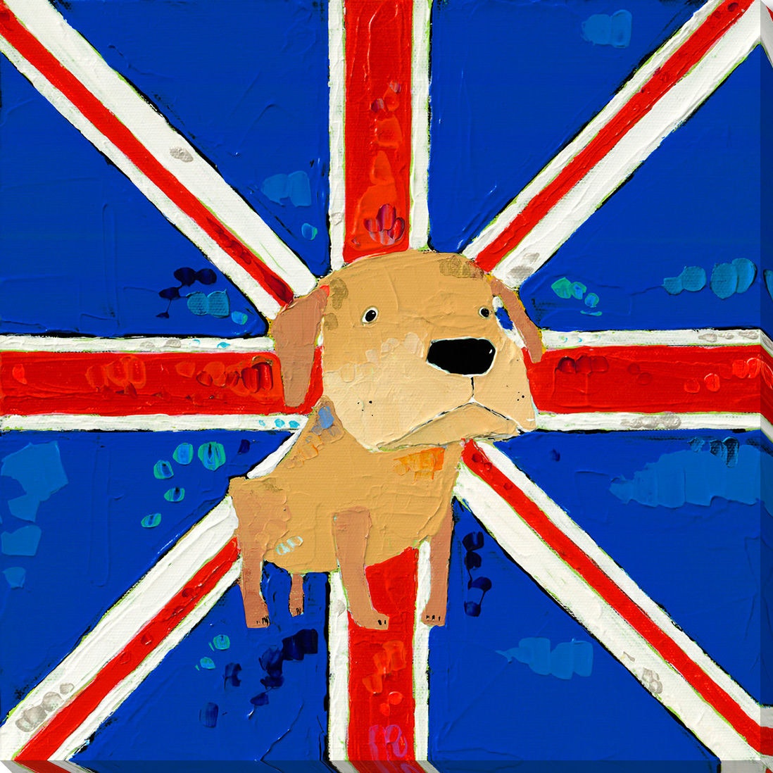 Surya The Most British English Bulldog Ever - Wall Art MK101A-001