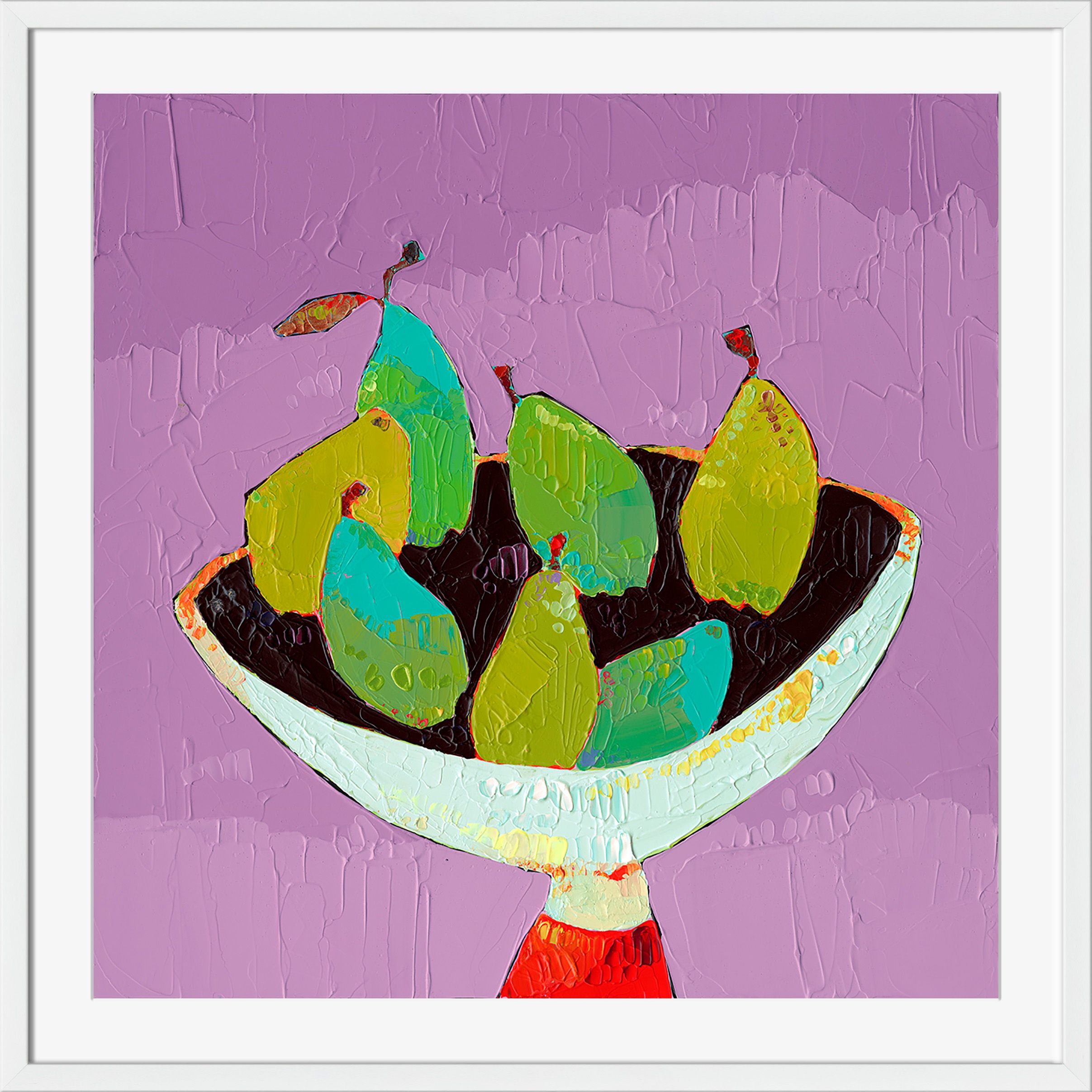 Surya Bowl of Pears - Wall Art MK118A-001