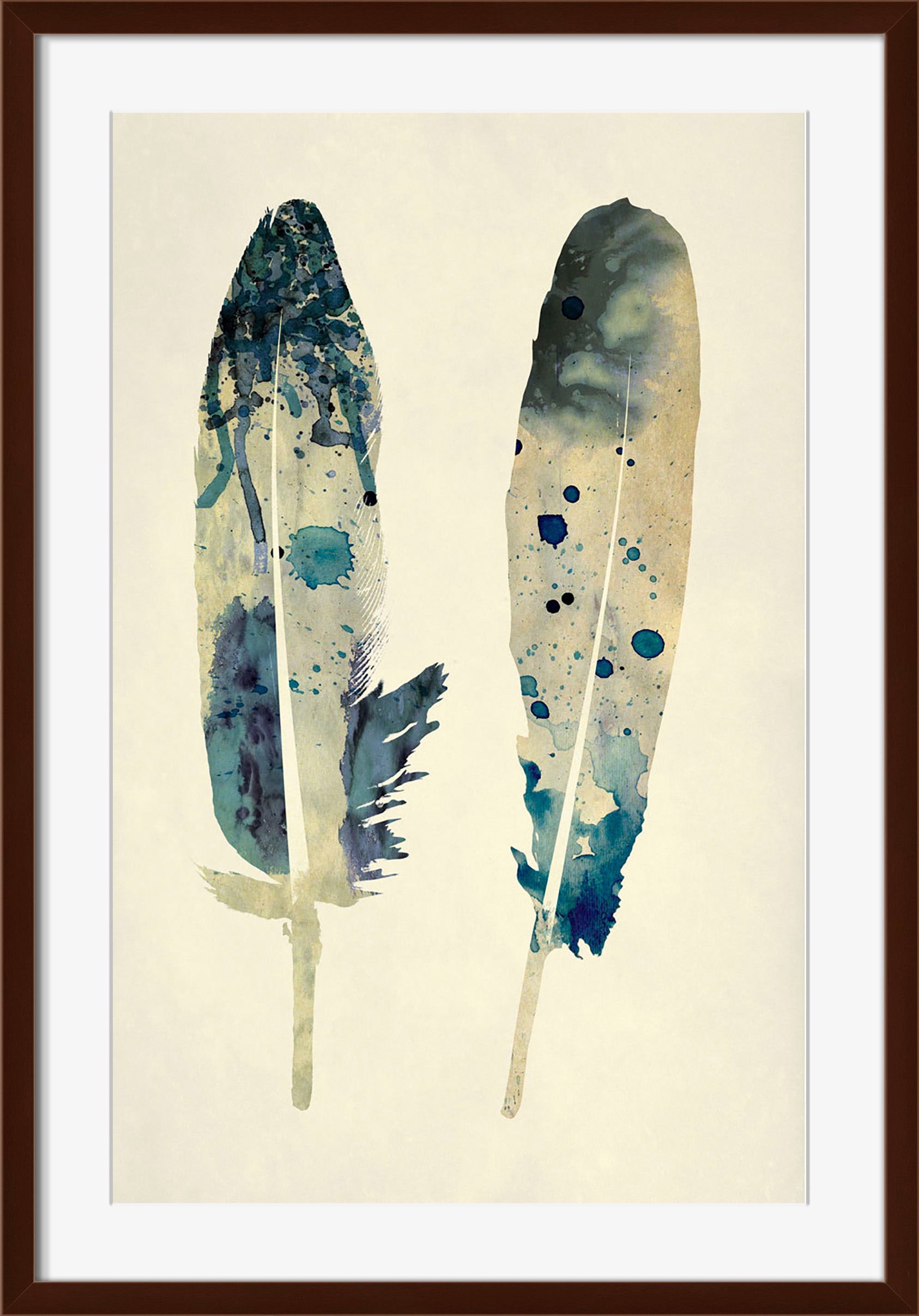 Surya Spotted Feathers II - Wall Art NE118A-001