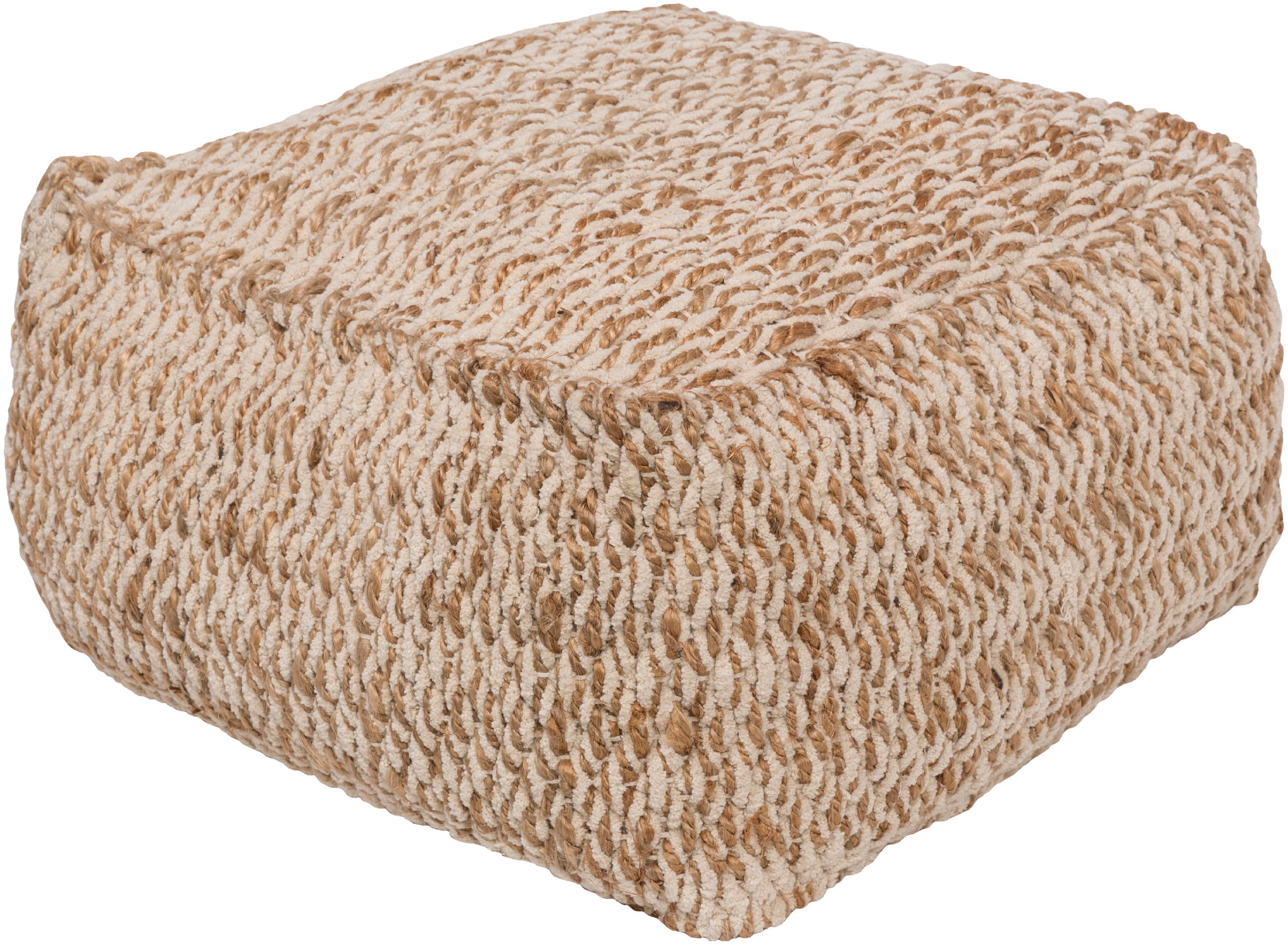Surya Oak Cove 20 x 20 x 12 Pouf OCPF4000-202012