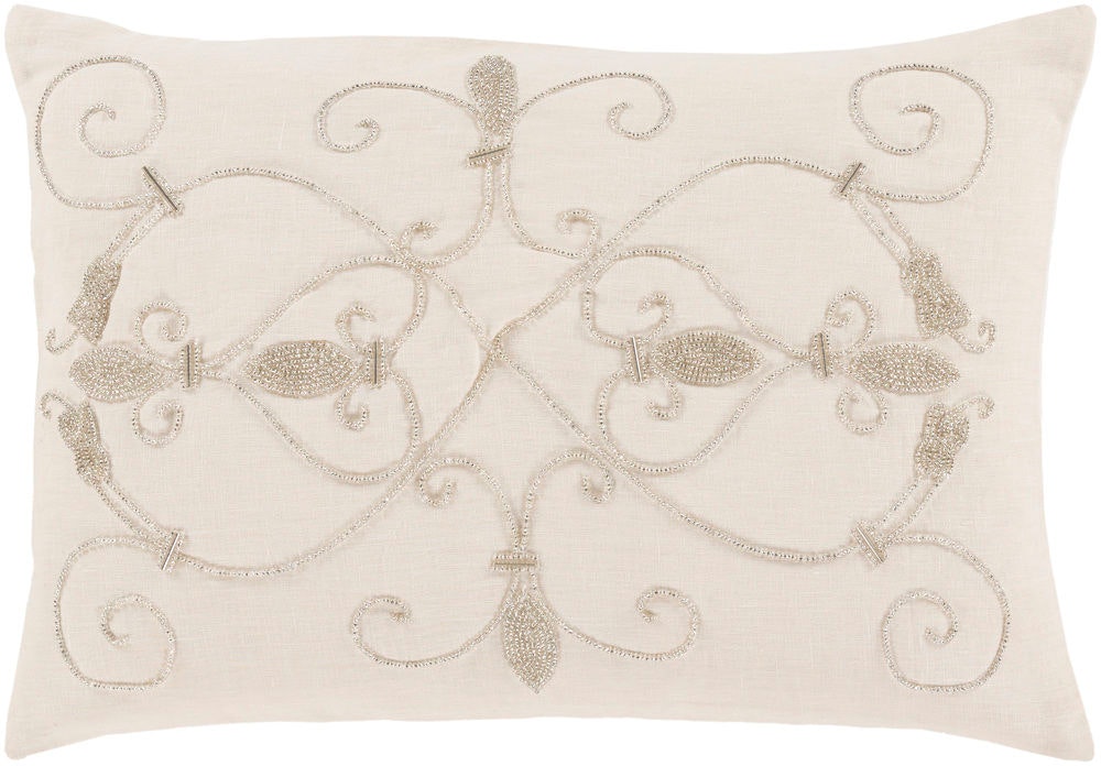 Surya Pauline 13 x 19 x 4 Lumbar Pillow PN001-1319D