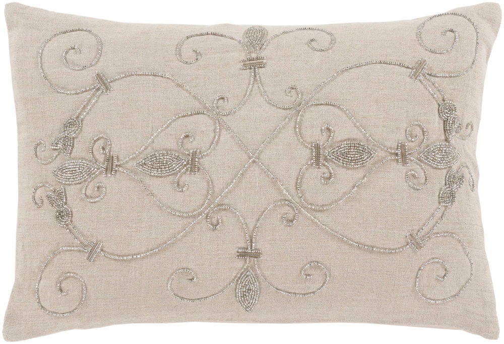 Surya Pauline 13 x 19 x 4 Lumbar Pillow PN003-1319D