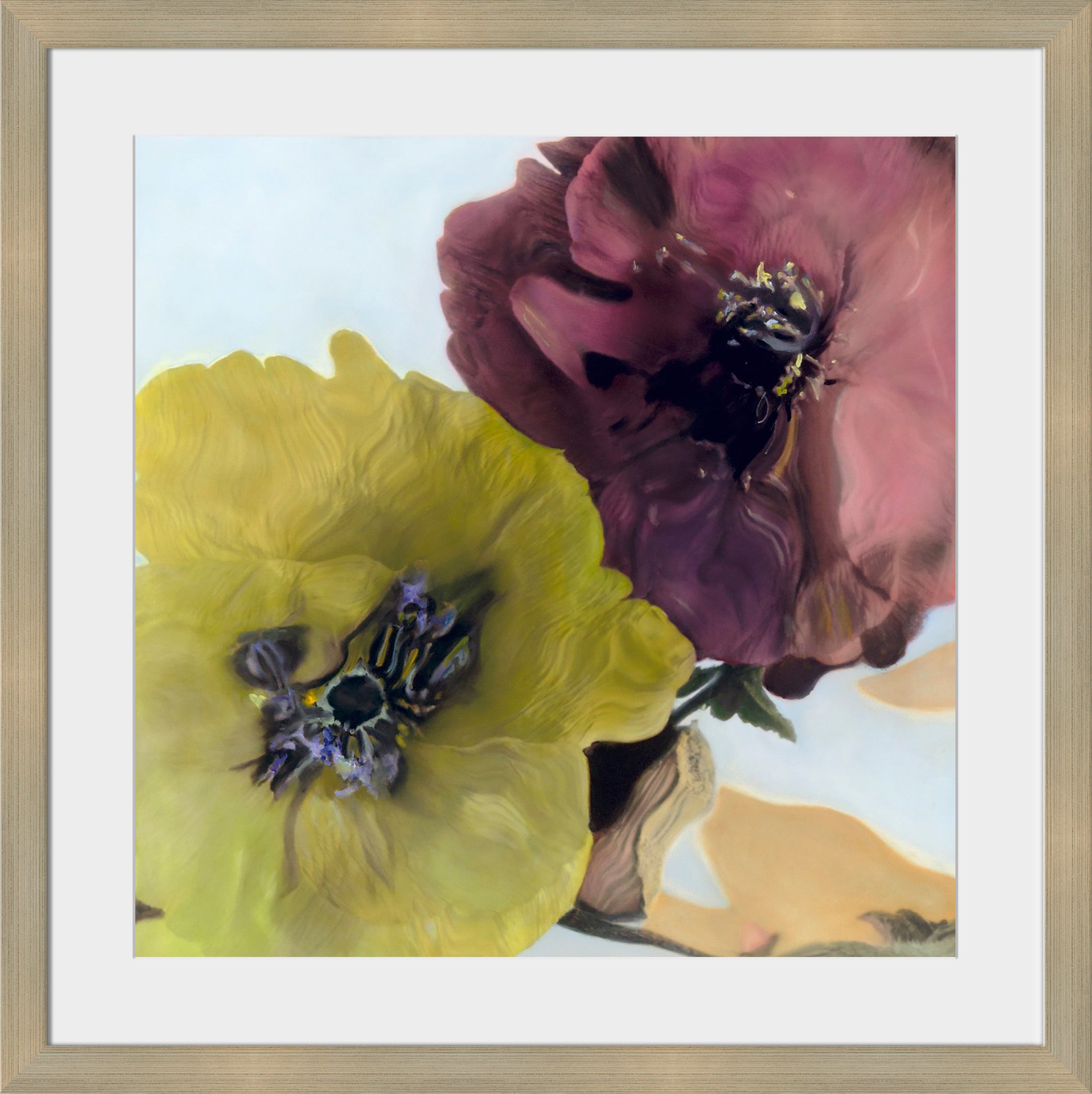 Surya Popped Poppies - 28" x 22" Wall Art PN105A002-2822