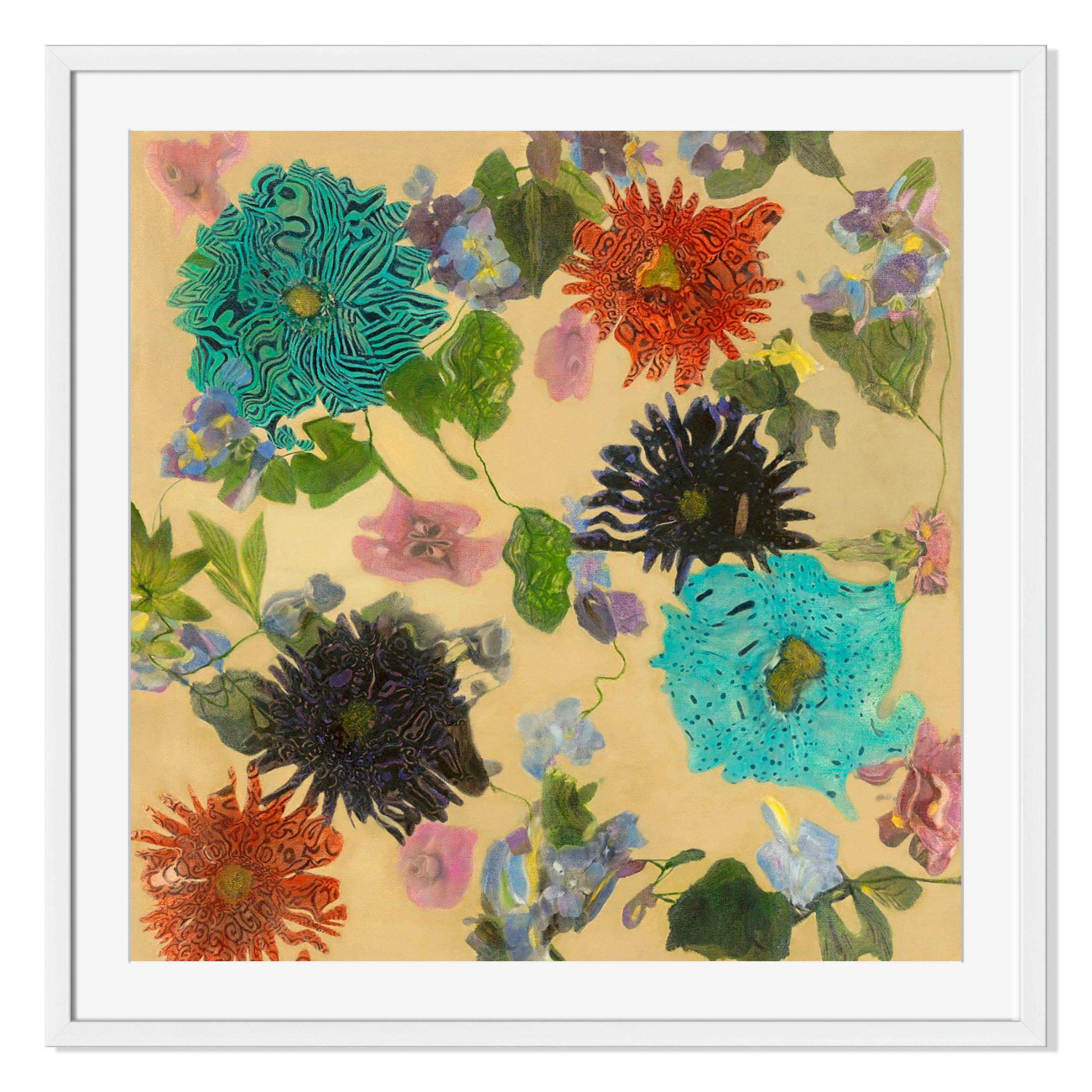 Surya Scattered Flora - Wall Art PN109A-001