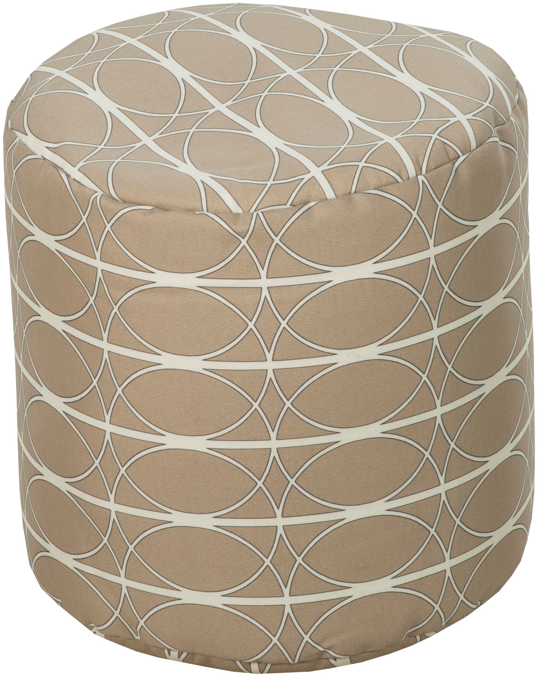 Surya Pouf Round POUF-109