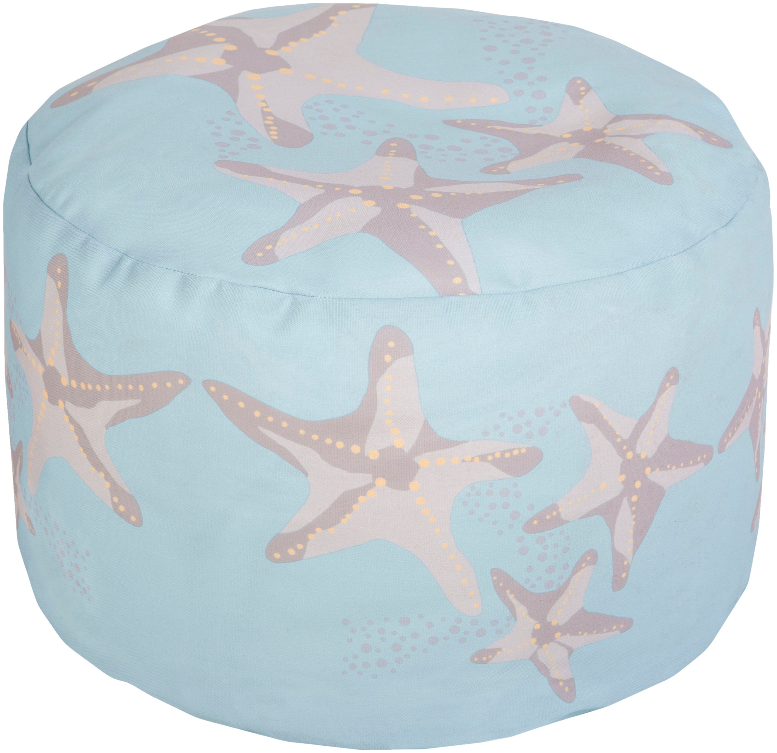 Surya Surya Poufs 20 x 13 Round Pouf POUF-266