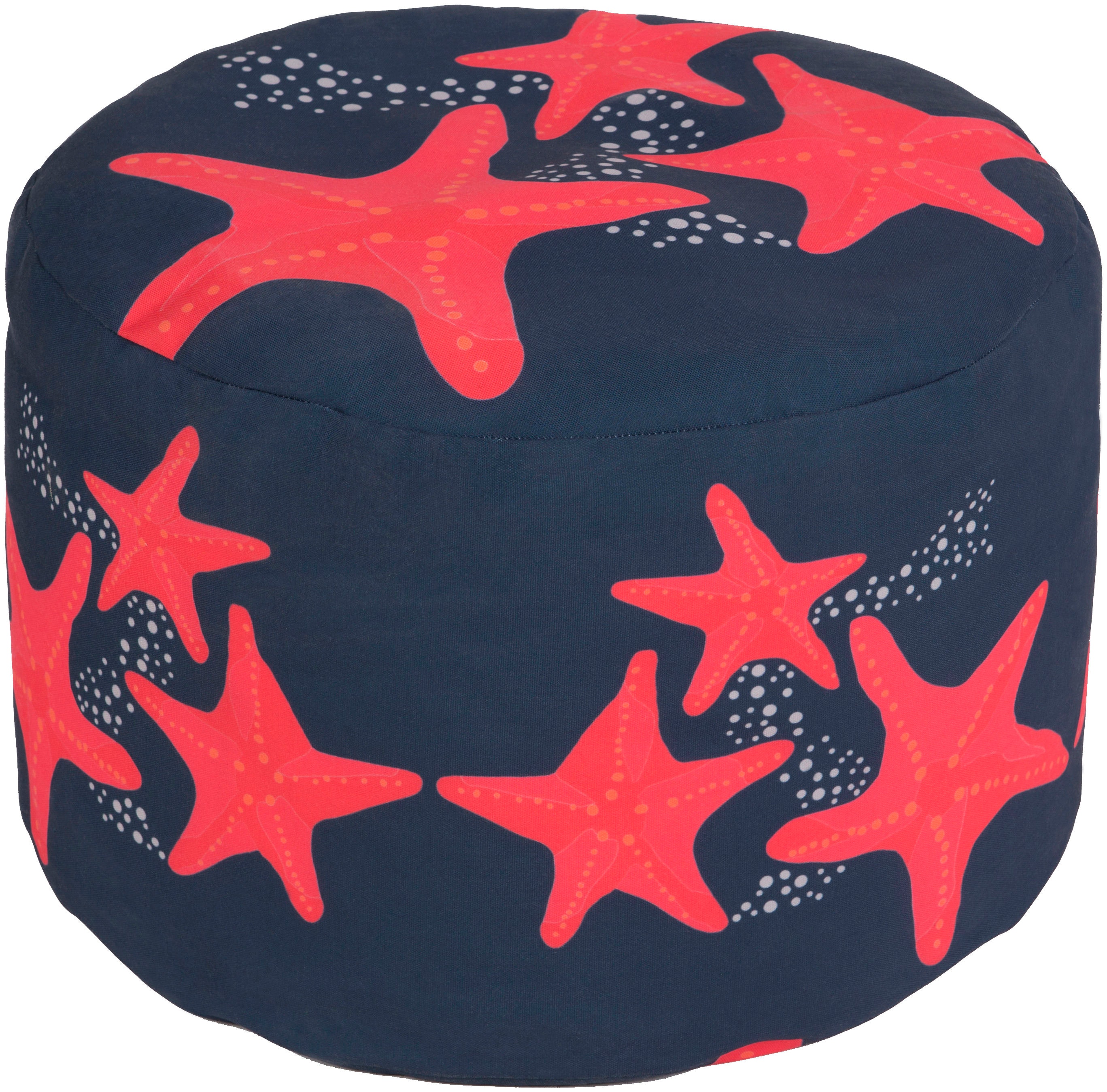 Surya Surya Poufs 20 x 13 Round Pouf POUF-267