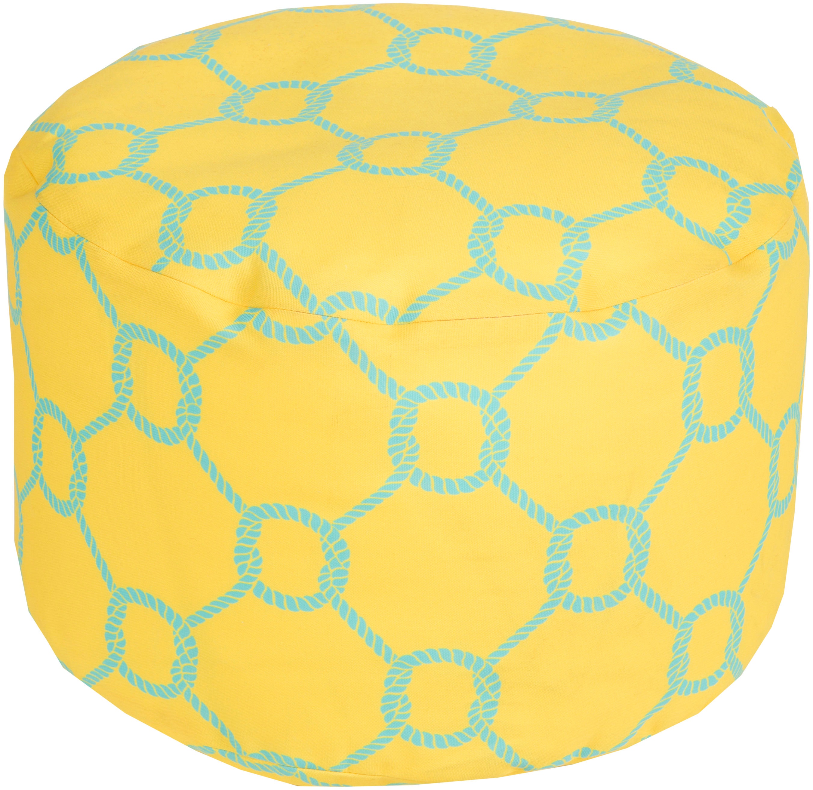 Surya Surya Poufs 20 x 13 Round Pouf POUF-298