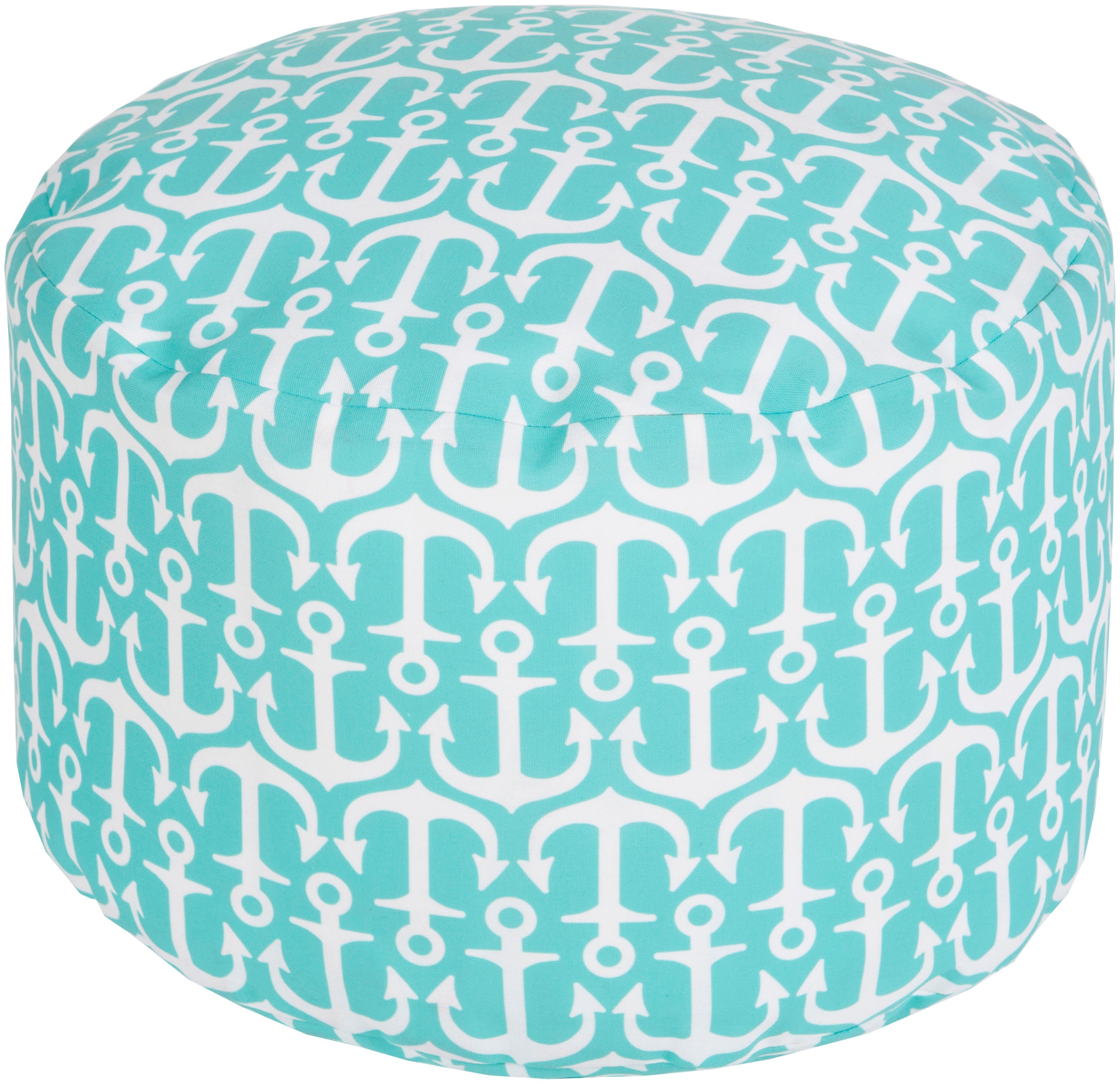 Surya Surya Poufs 20 x 13 Round Pouf POUF-305