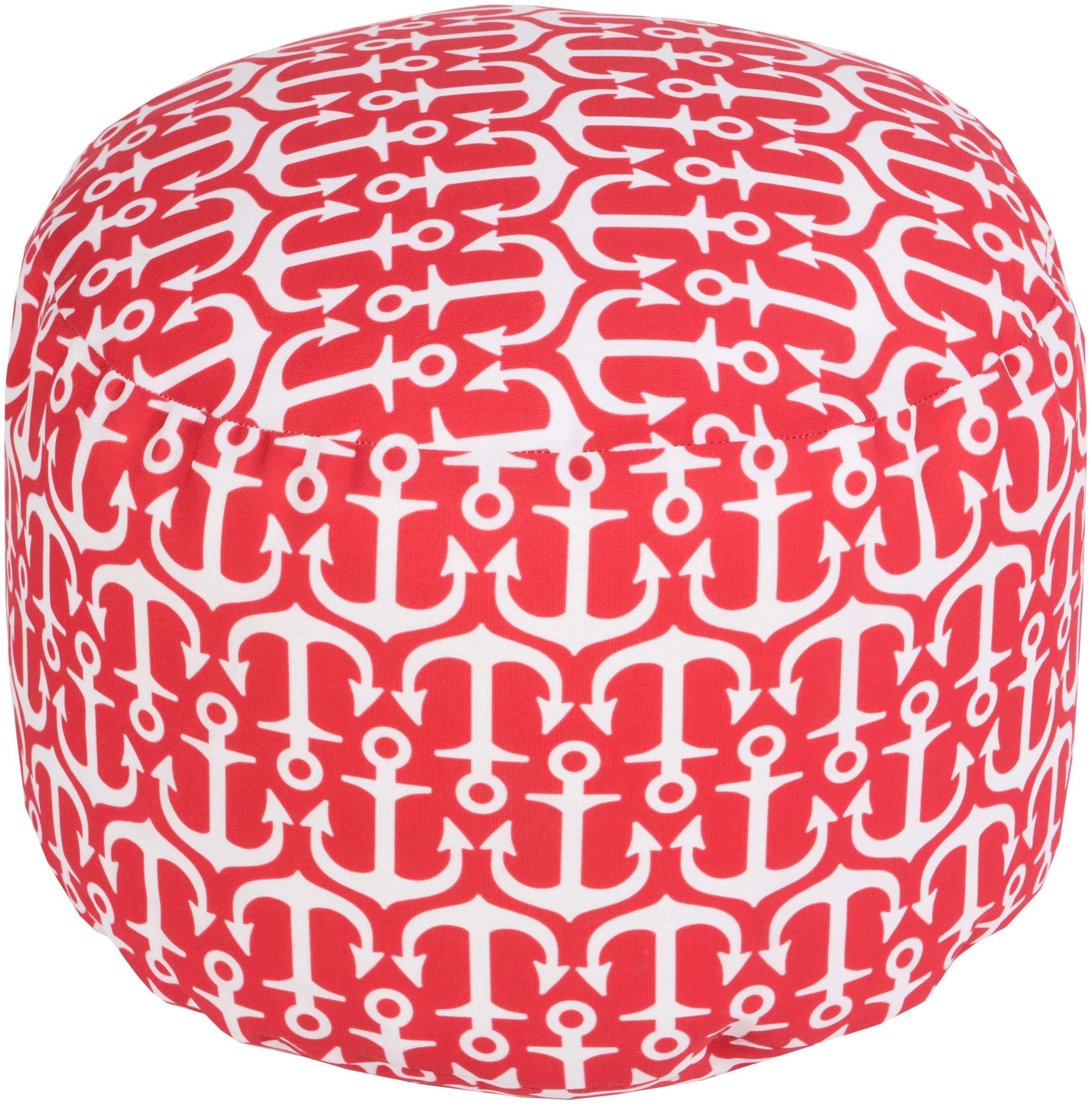 Surya Surya Poufs 20 x 13 Round Pouf POUF-307