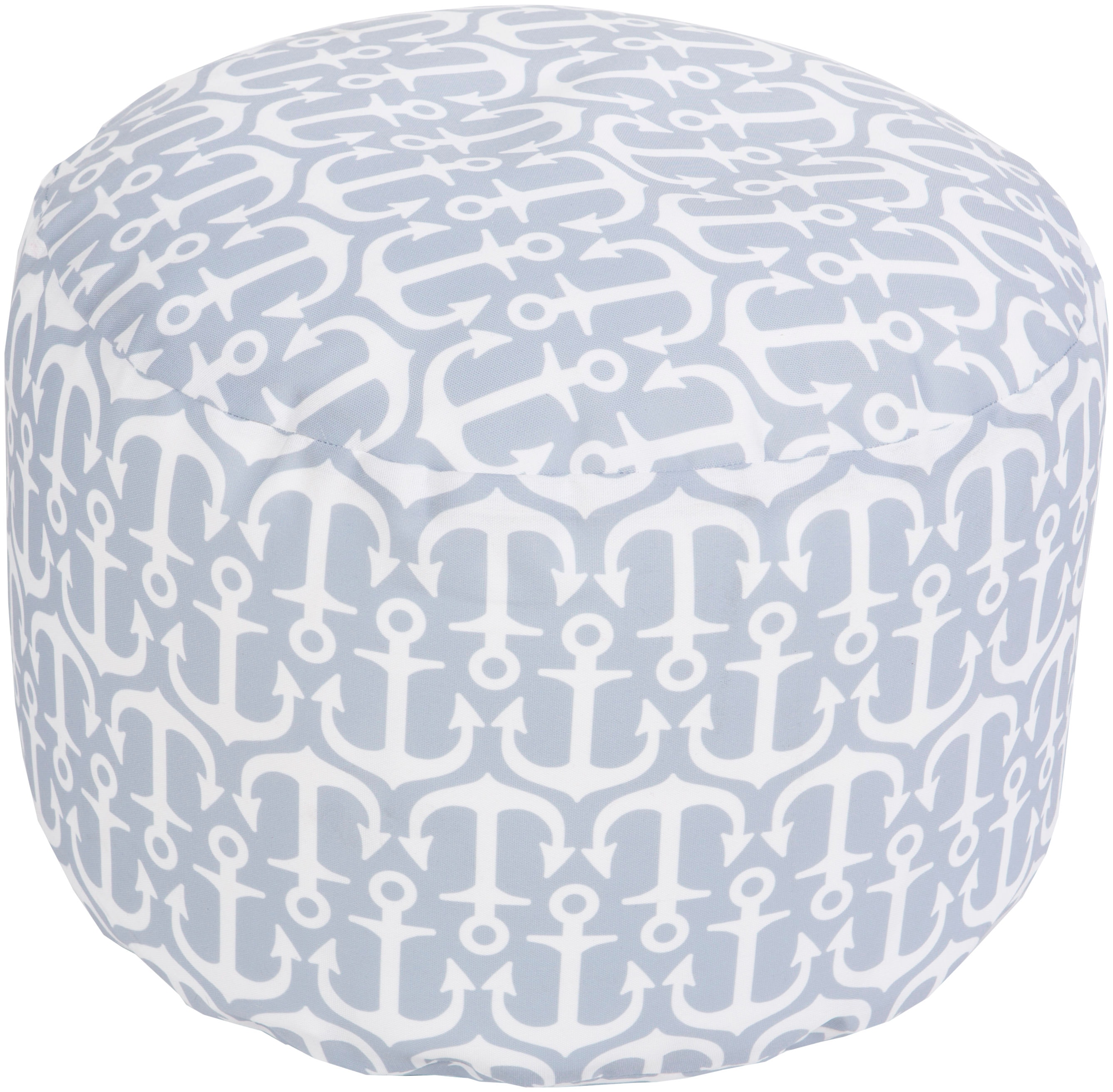 Surya Surya Poufs 20 x 13 Round Pouf POUF-308