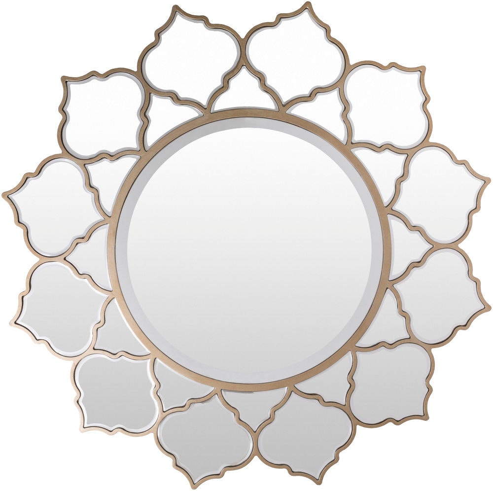 Surya Rowland 39.45 x 39.45 x 0.71 Mirror RWD-6001