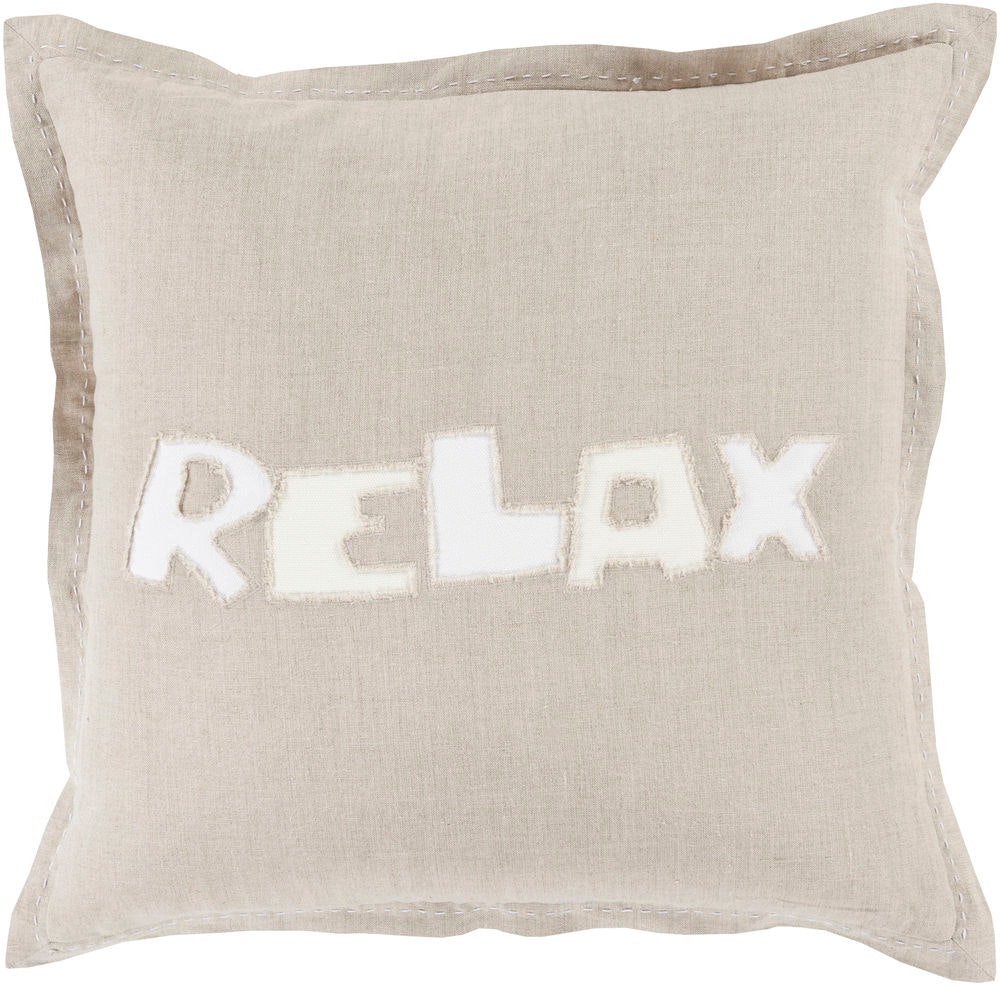 Surya Relax 22 x 22 x 5 Throw Pillow RX002-2222P