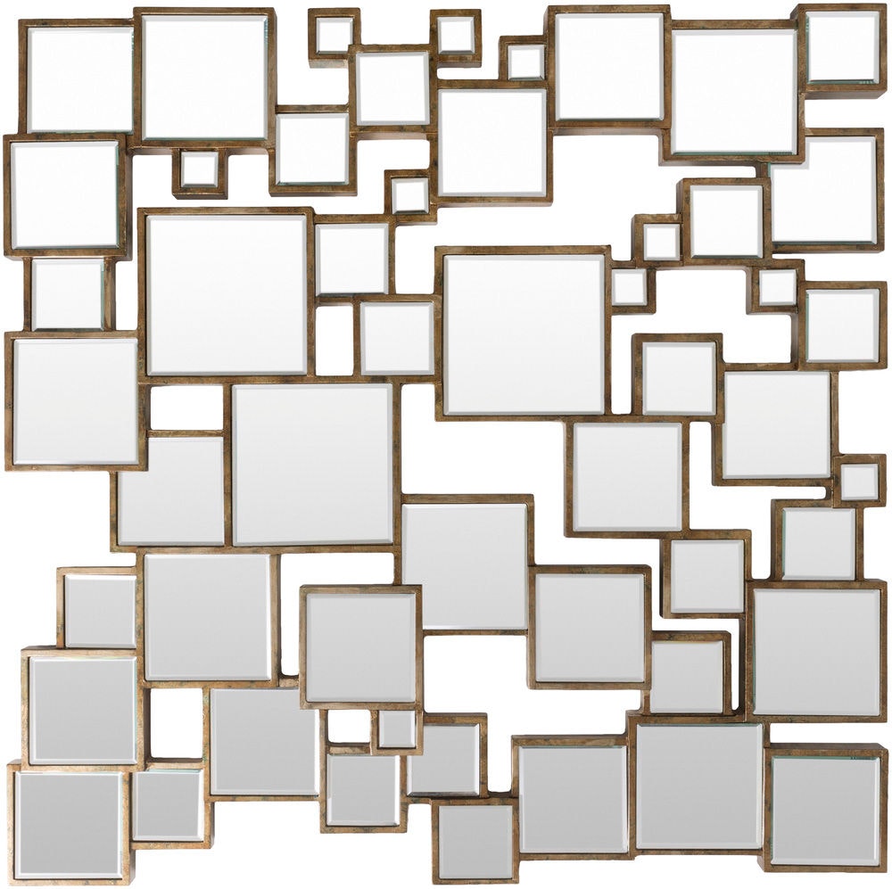 Surya Strickland 39.37 x 39.37 x 1.14 Mirror SCK-4400