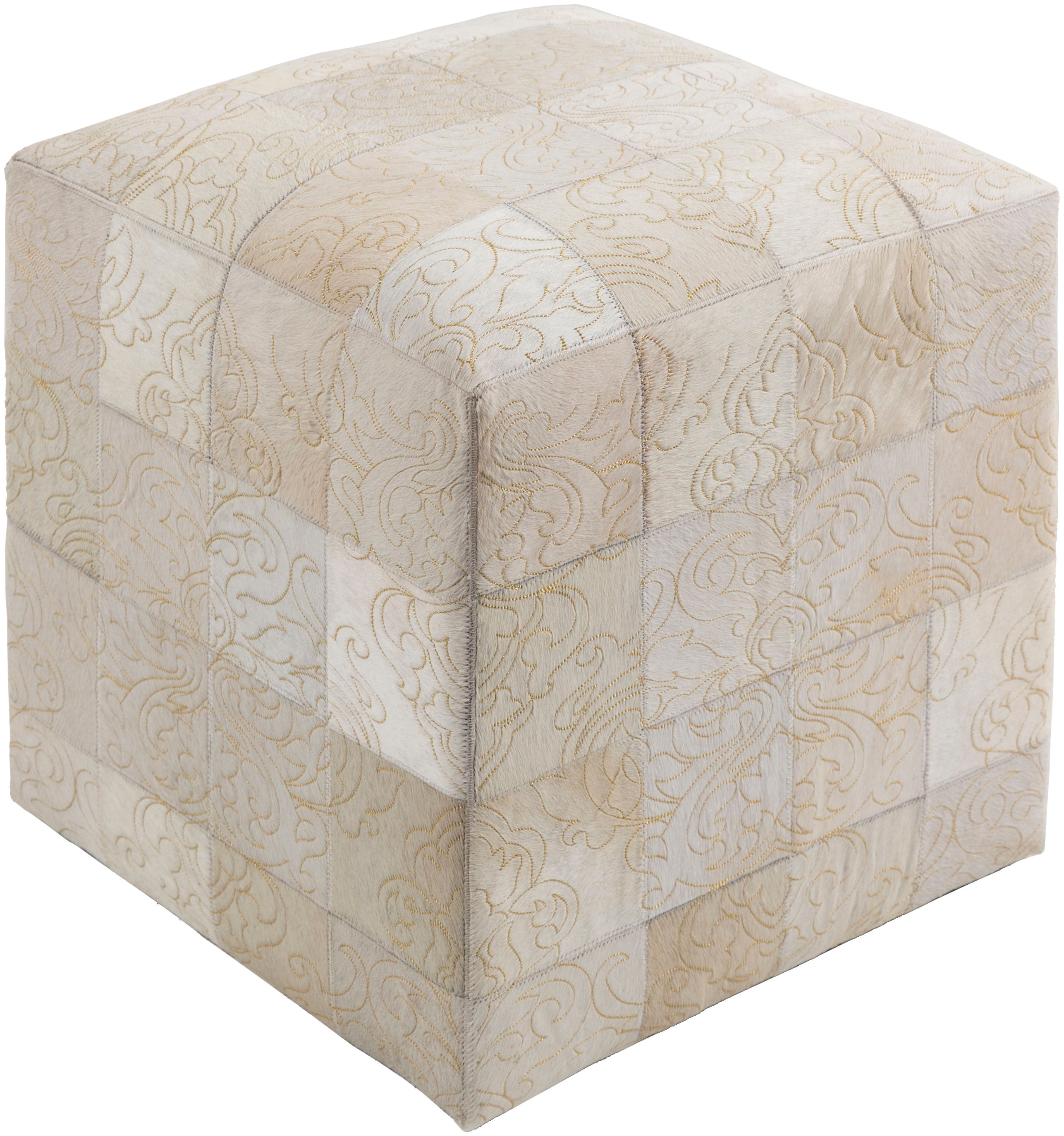Surya Sophisticate 18 x 18 x 18 Pouf SIPF001-181818