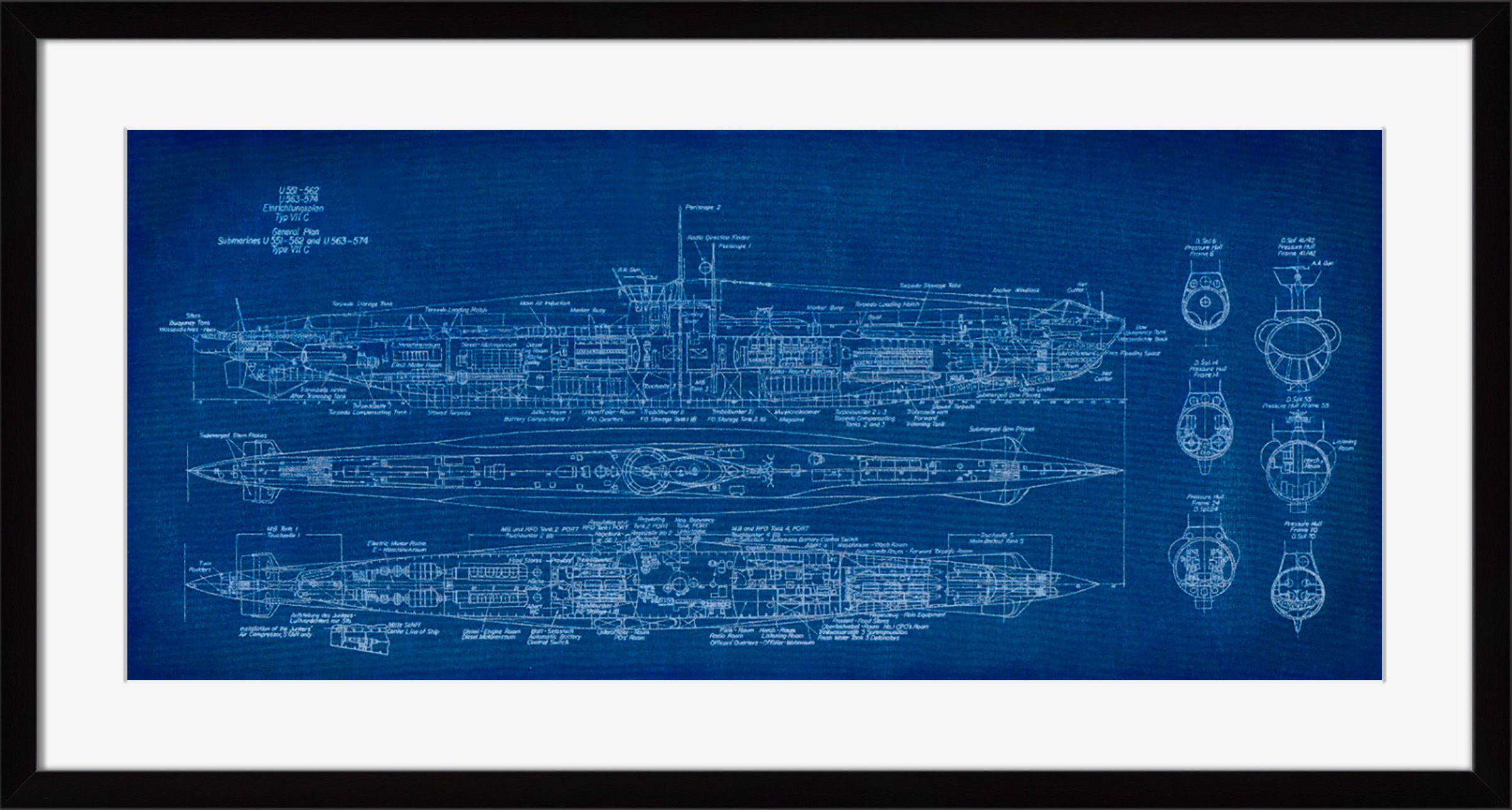Surya Submarine - Wall Art SJ128E-001