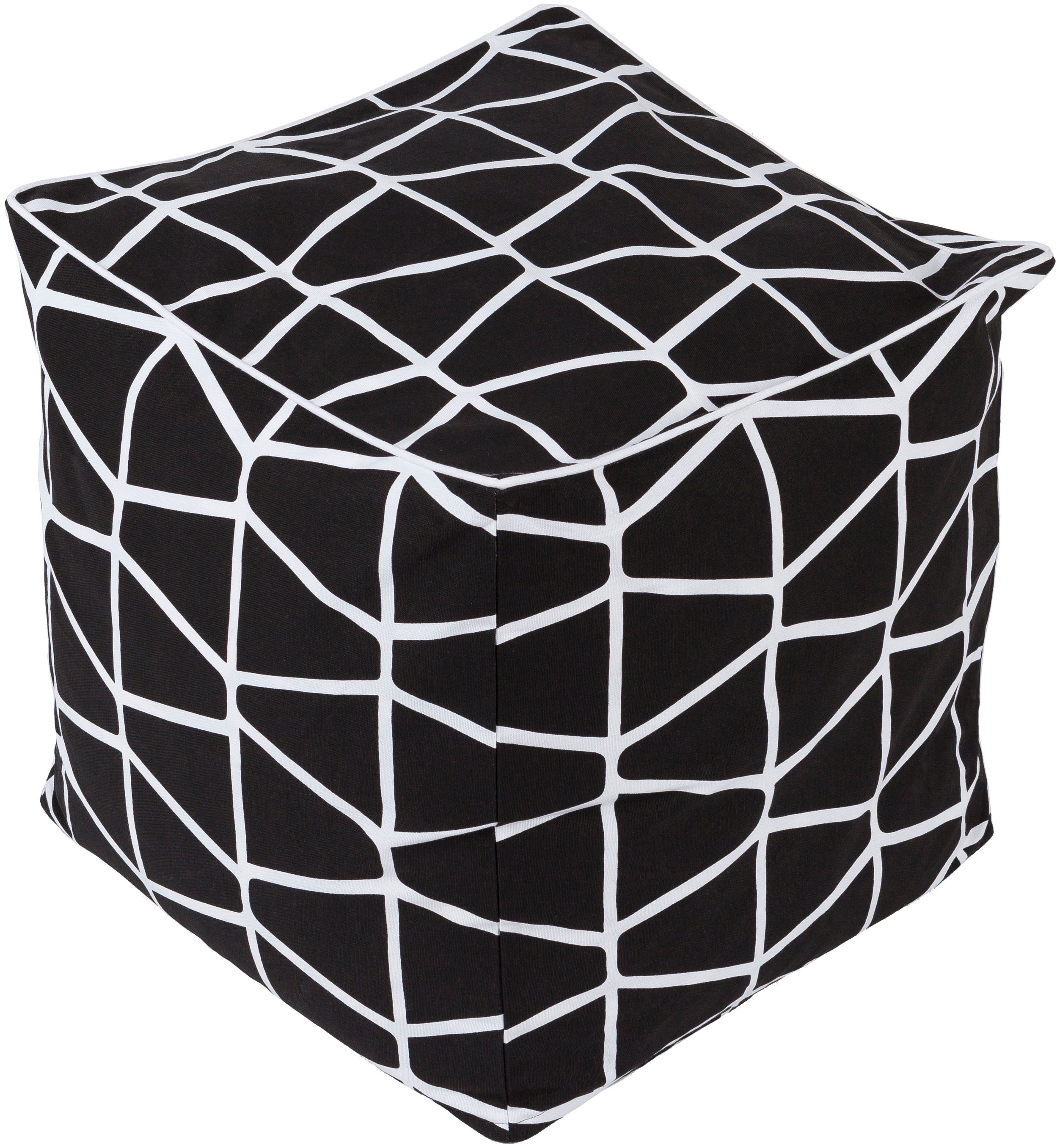 Surya Somerset 16 x 16 x 18 Pouf SMPF012-161618