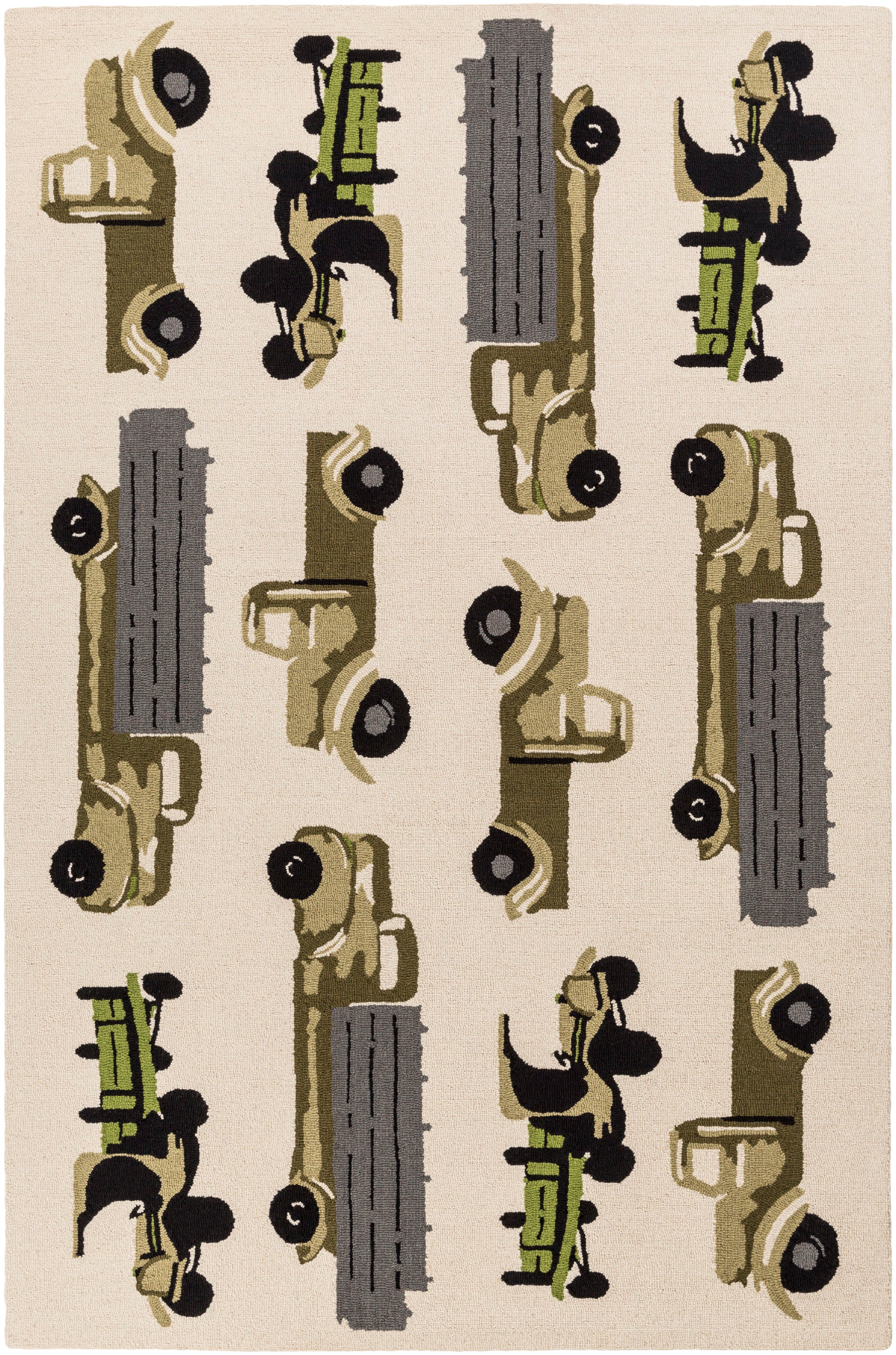 Surya Tic Tac Toe Area Rug TCT6005