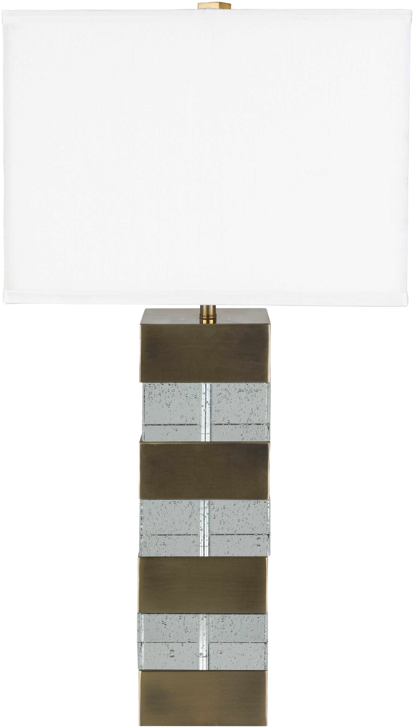 Surya Teagan 14.5 x 14.5 x 28.5 Portable Lamp TEG-001