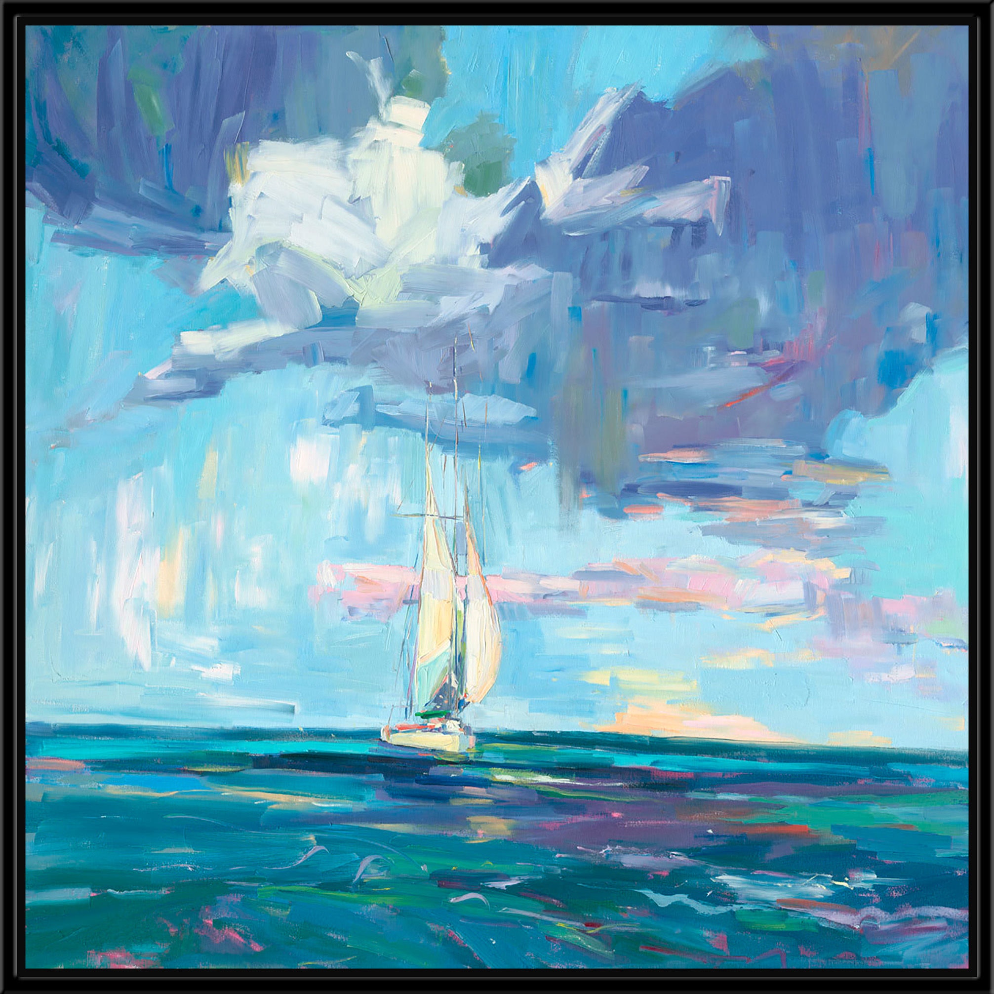 Surya Blue Sky Delight - Wall Art VL102A-001