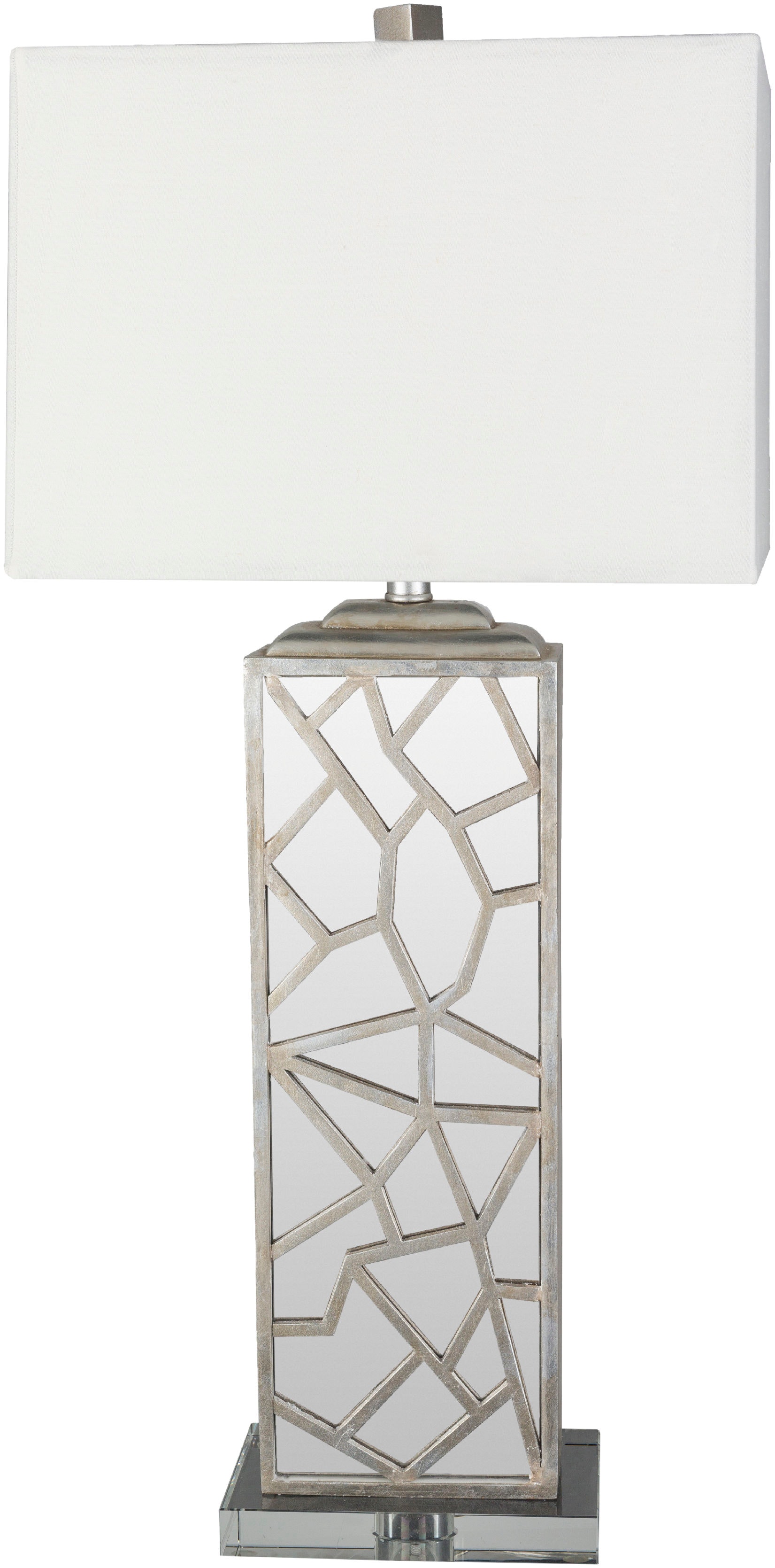 Surya Woodmere 34 x 34 x 10 Portable Lamp WDM-001