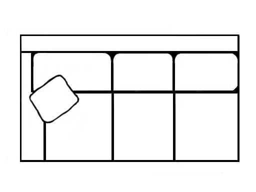 MicroD Colby LAF Sofa 455-09
