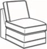 PDS2 Armless Chair