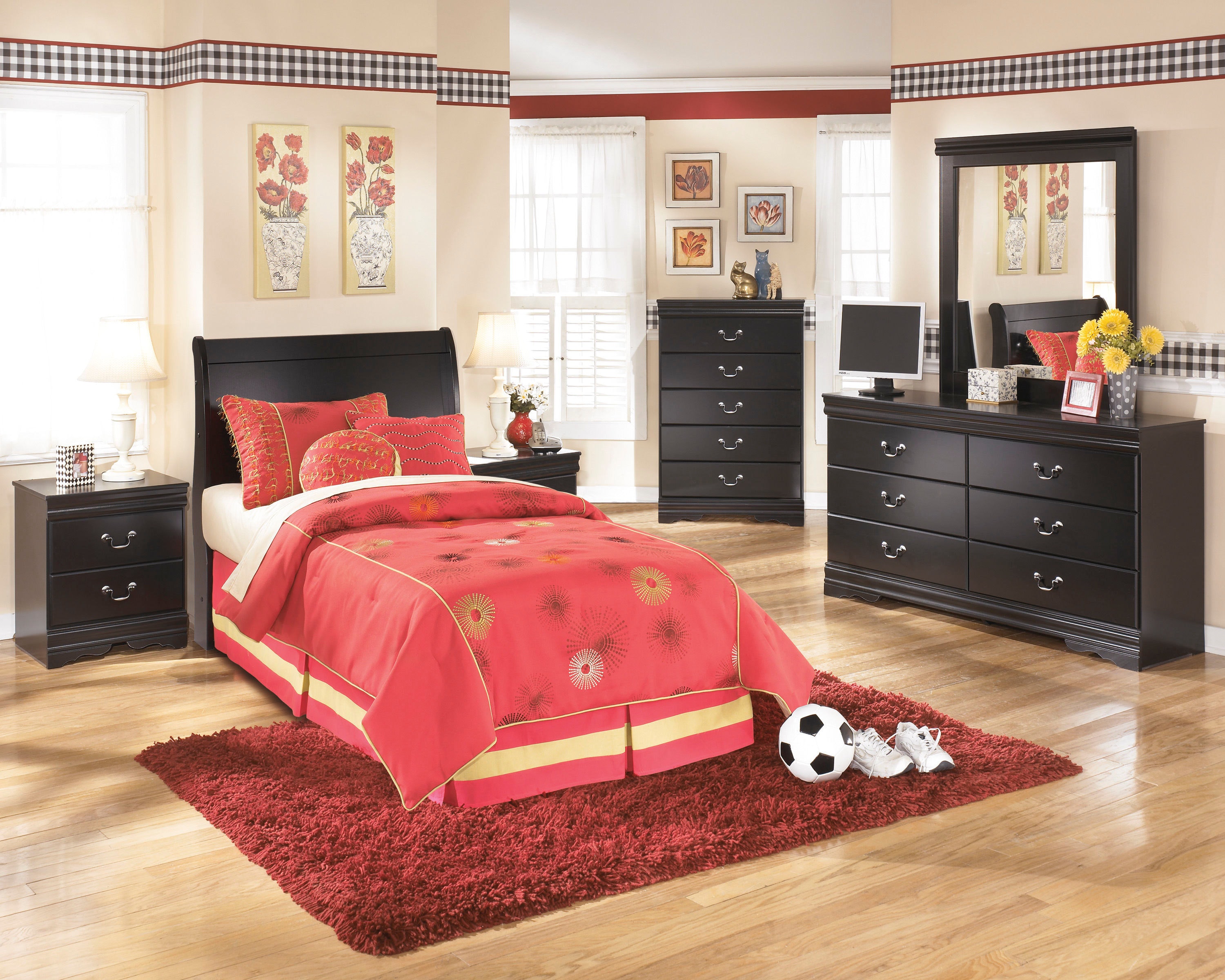 MicroD Twin Sleigh Headboard B128-63