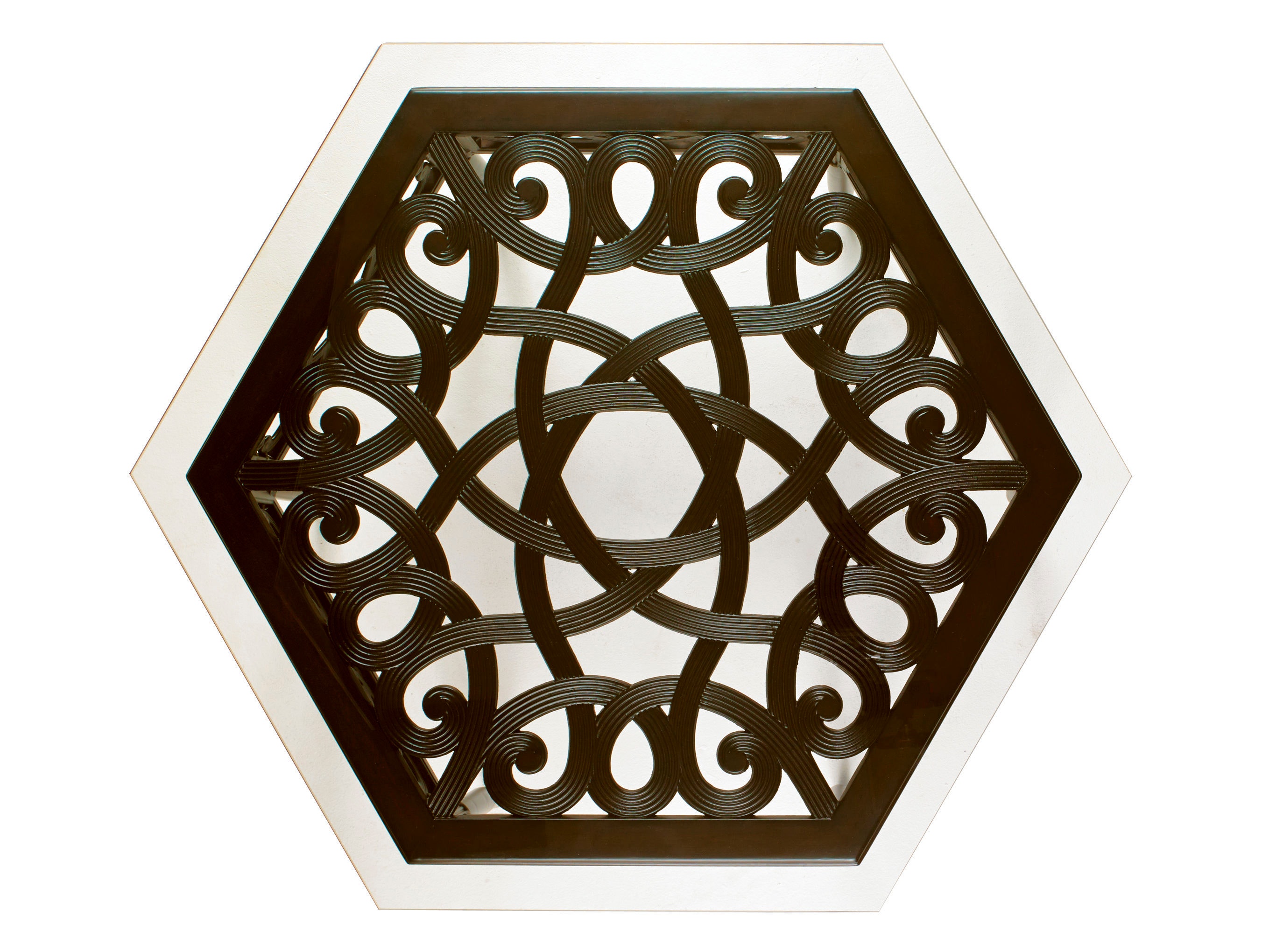 Tommy Bahama Outdoor Living Hexagonal Cocktail Cast Table 3235-943GT