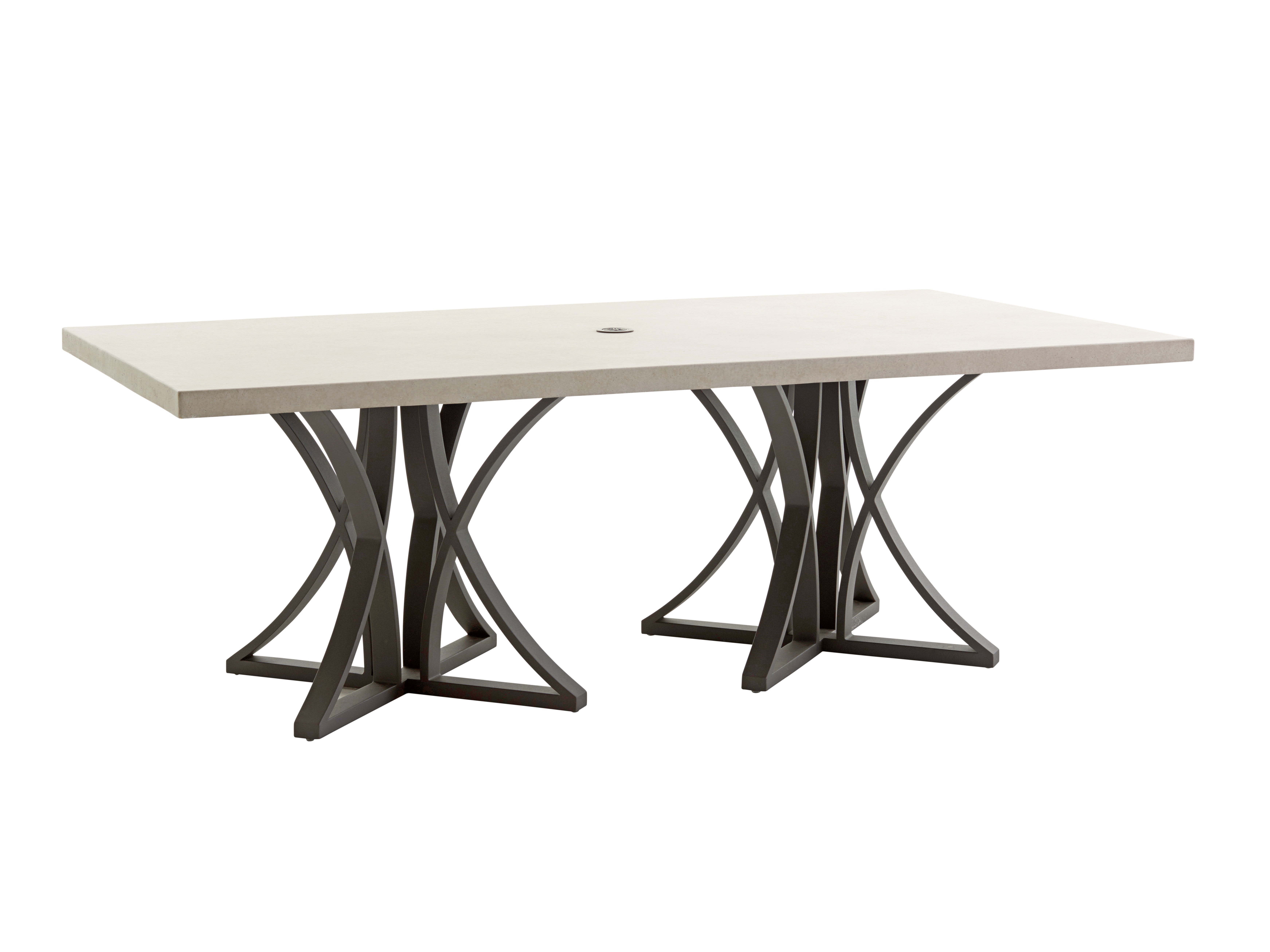 Tommy Bahama Outdoor Living Dining Table W/Weatherstone Top 3900-876C