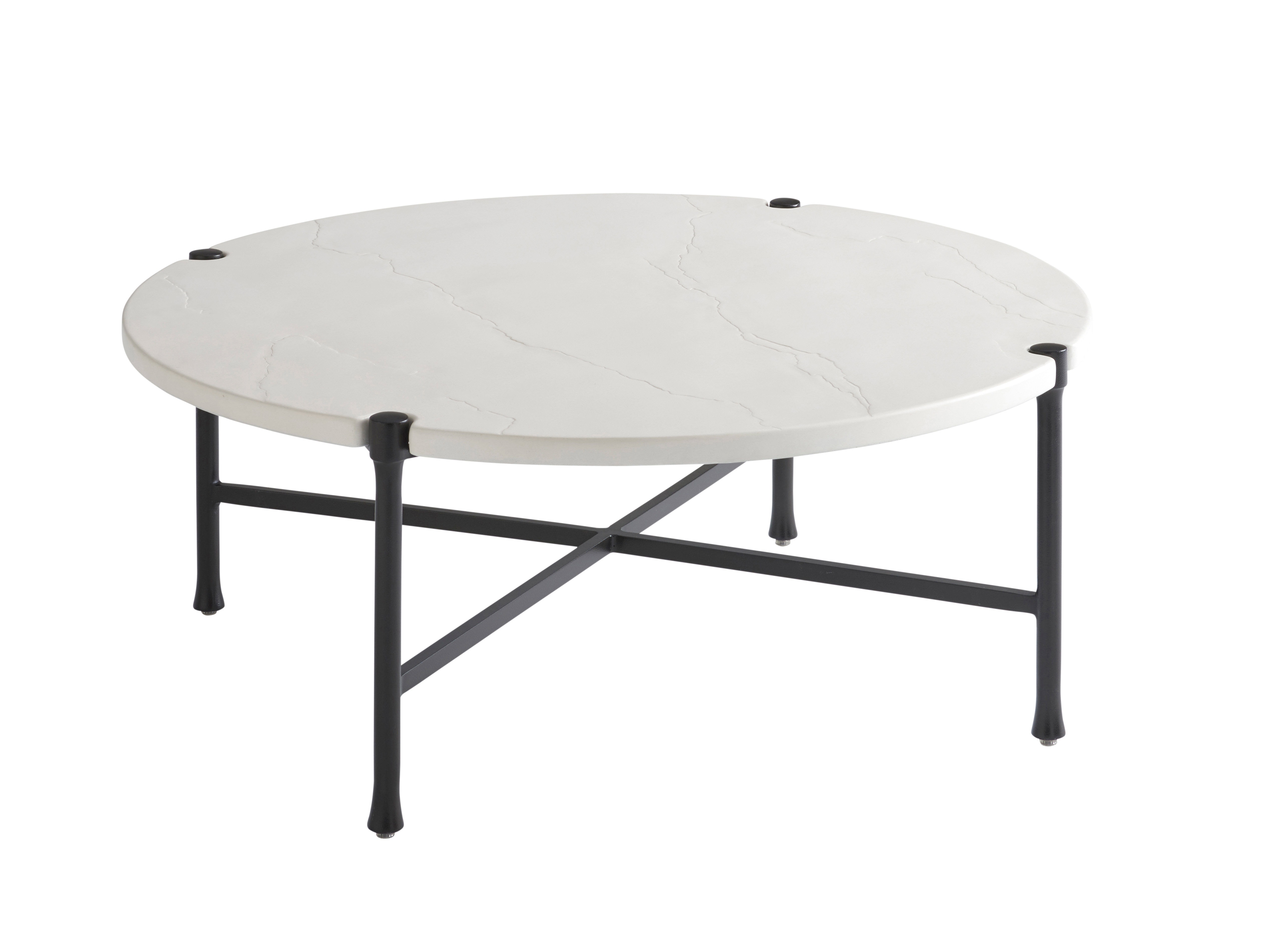 Tommy Bahama Outdoor Living Round Cocktail Table With Top 3910-943