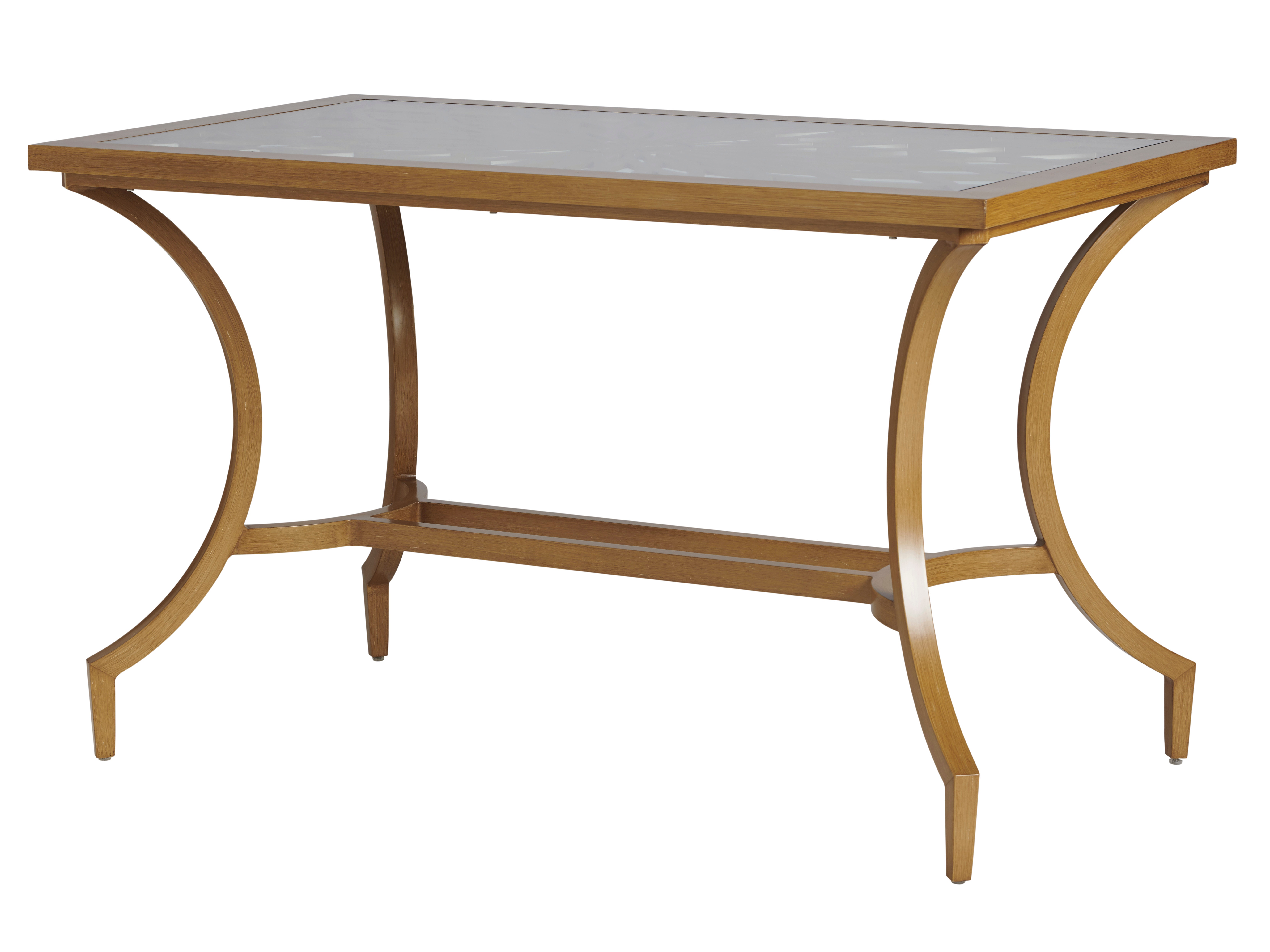 Tommy Bahama Outdoor Living Bistro Table With Glass Insert 3930-873