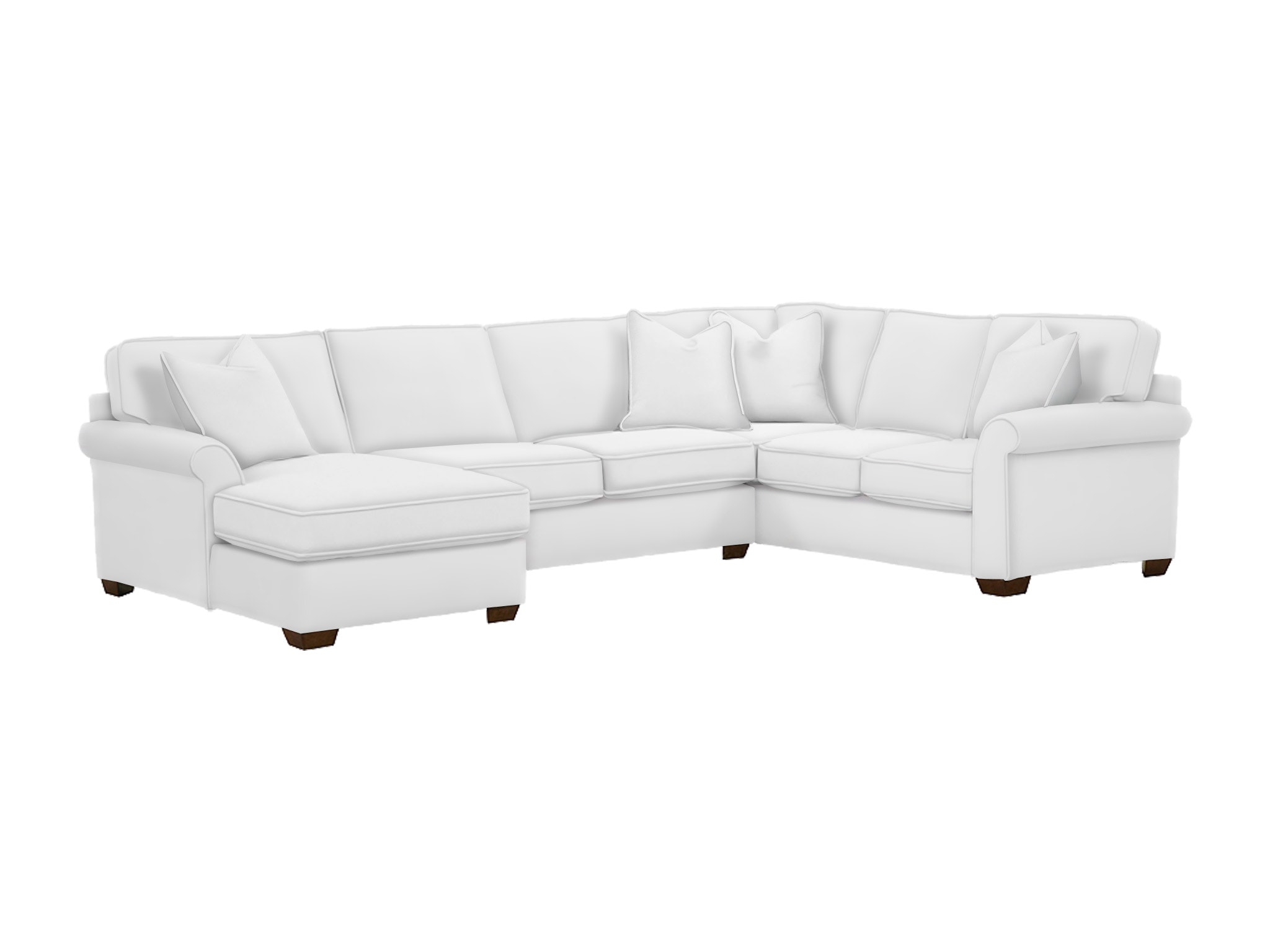 FLOORED SECTIONAL REVERSED