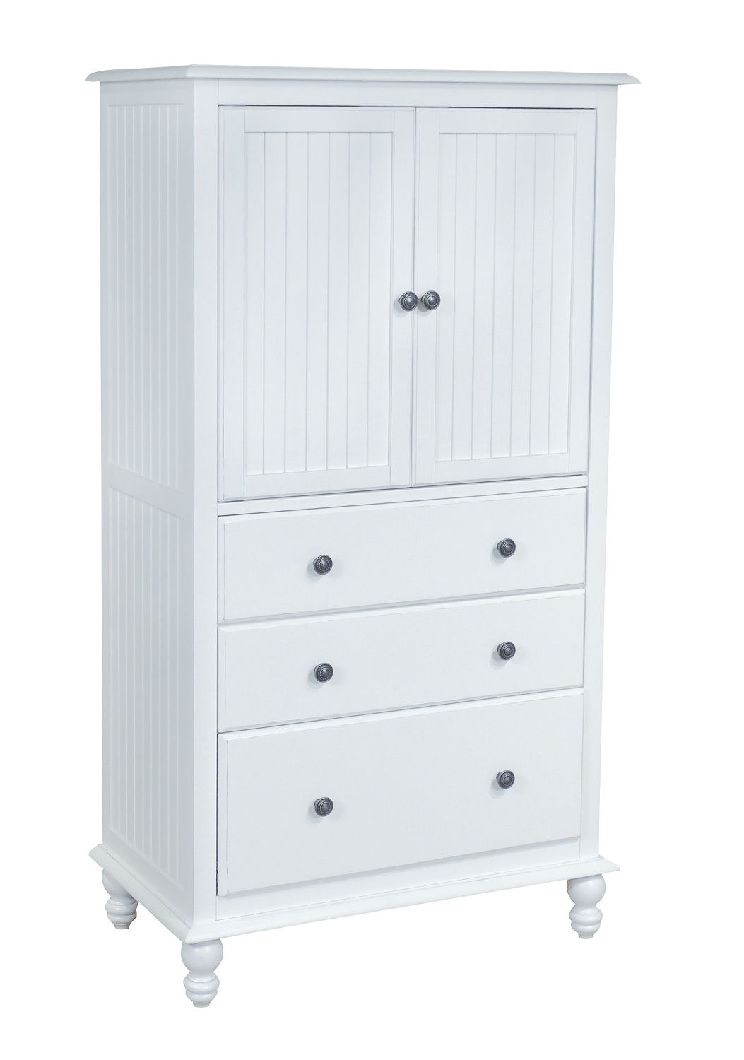 John Thomas Armoire w/ 3-Drawers in Beach White BD07-2033A