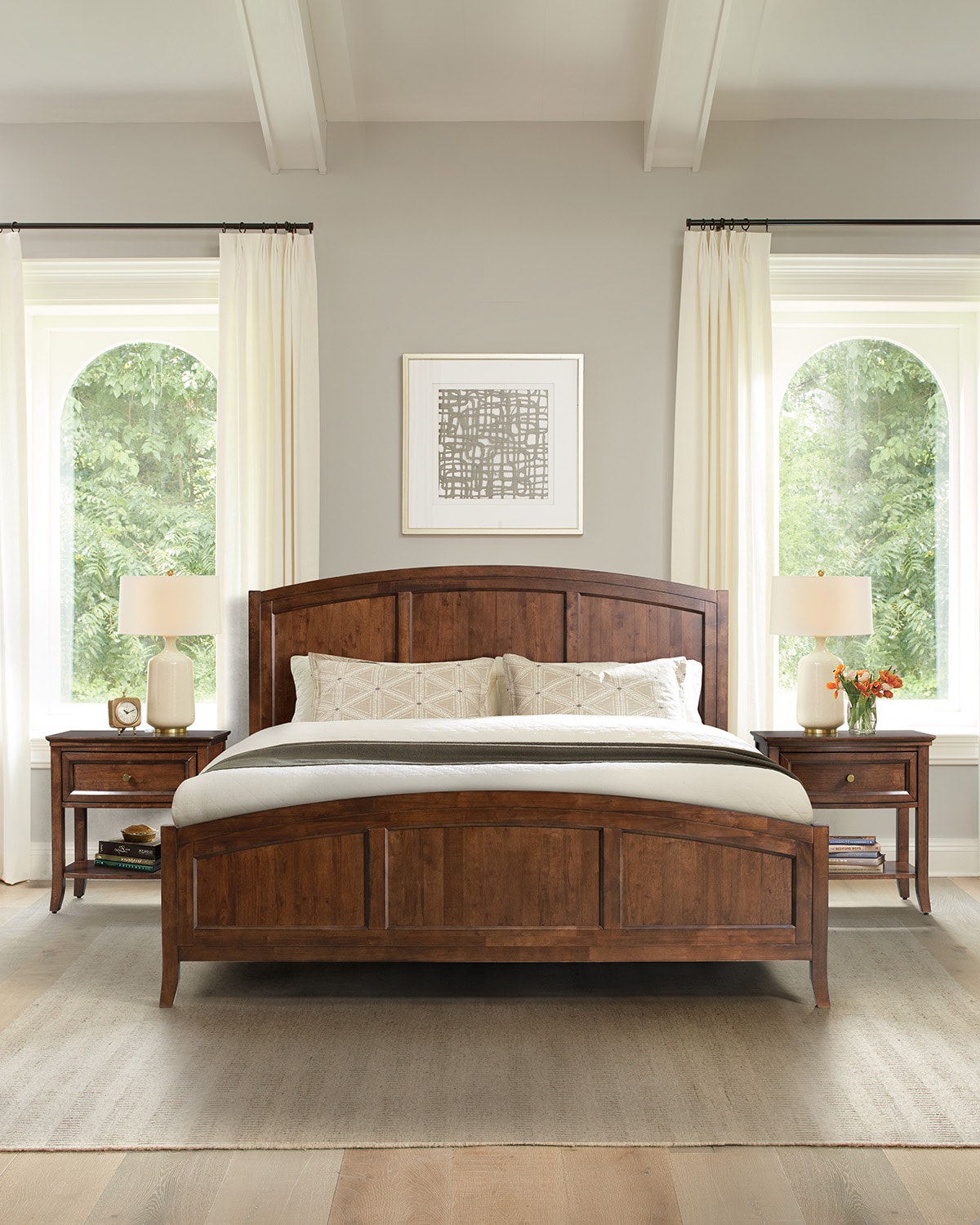John Thomas King Bed in Cognac BD51-1901KH / BD51-1901KF / BD51-901KR