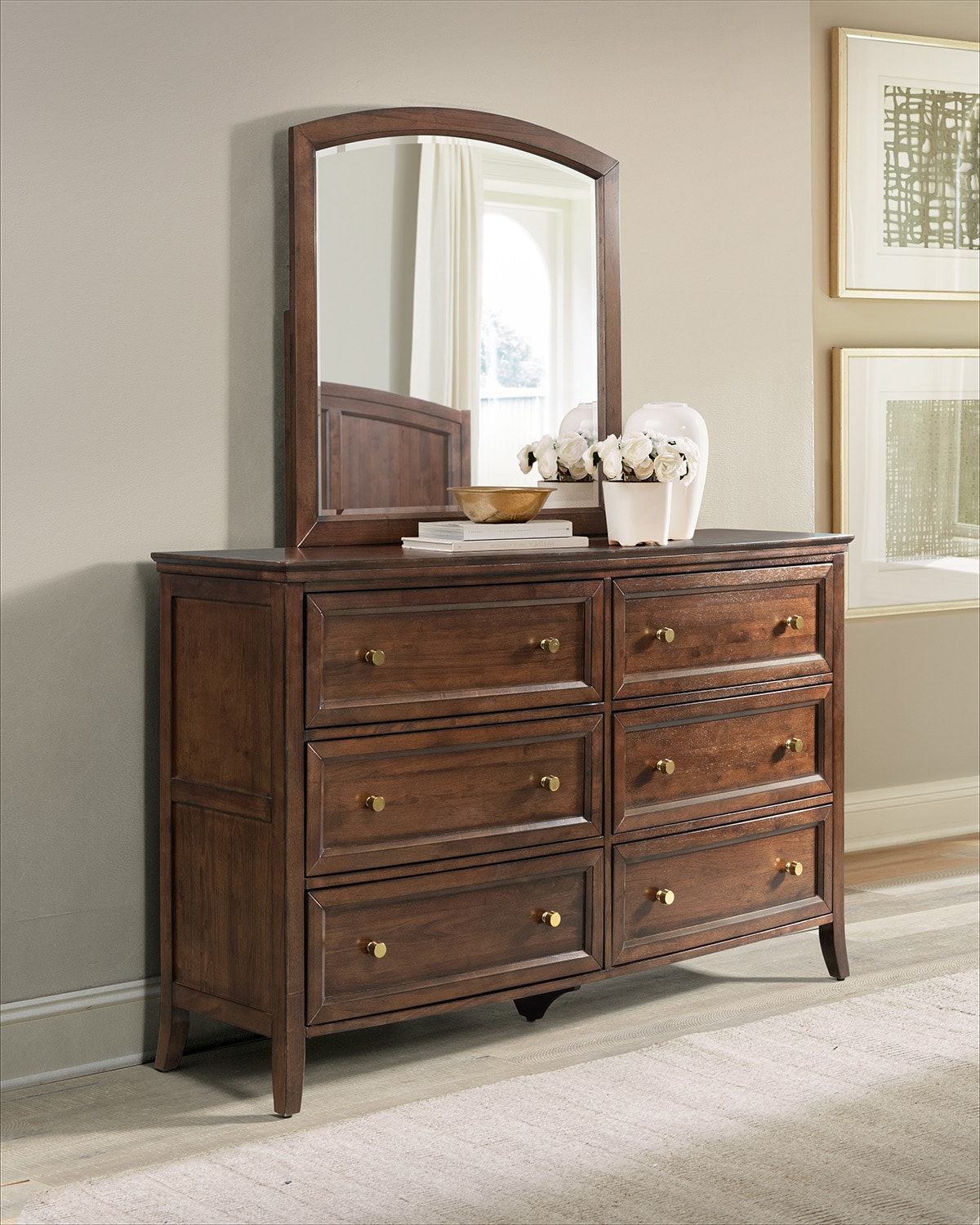 John Thomas Mirror in Cognac BD51-1950