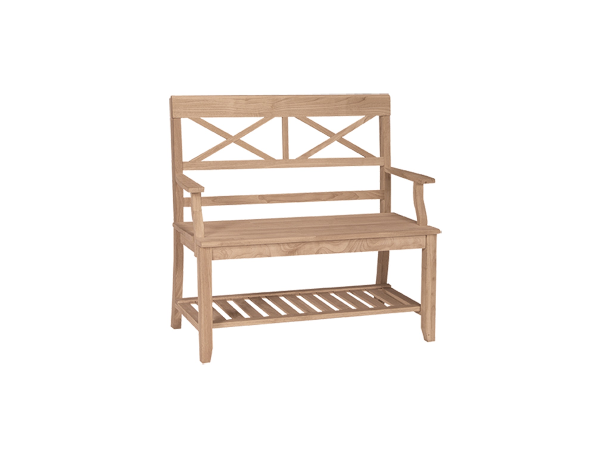 John Thomas Double X Back Bench BE-1