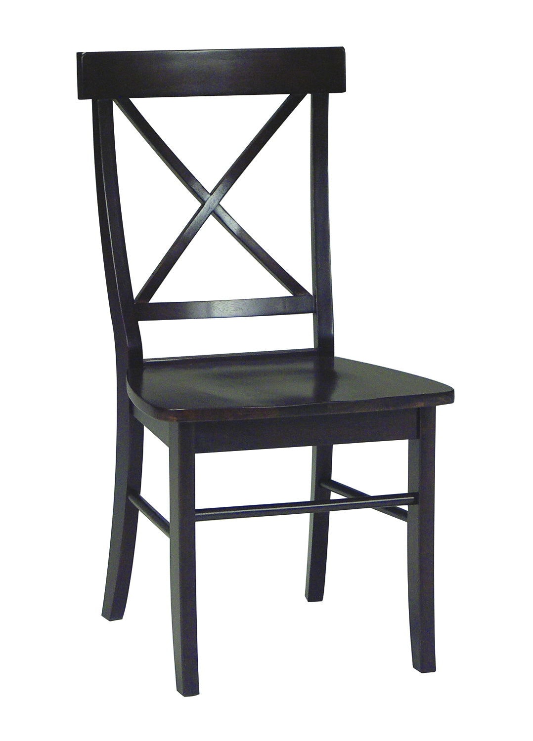John Thomas X-Back Chair inAlmond & Espresso C12-613B