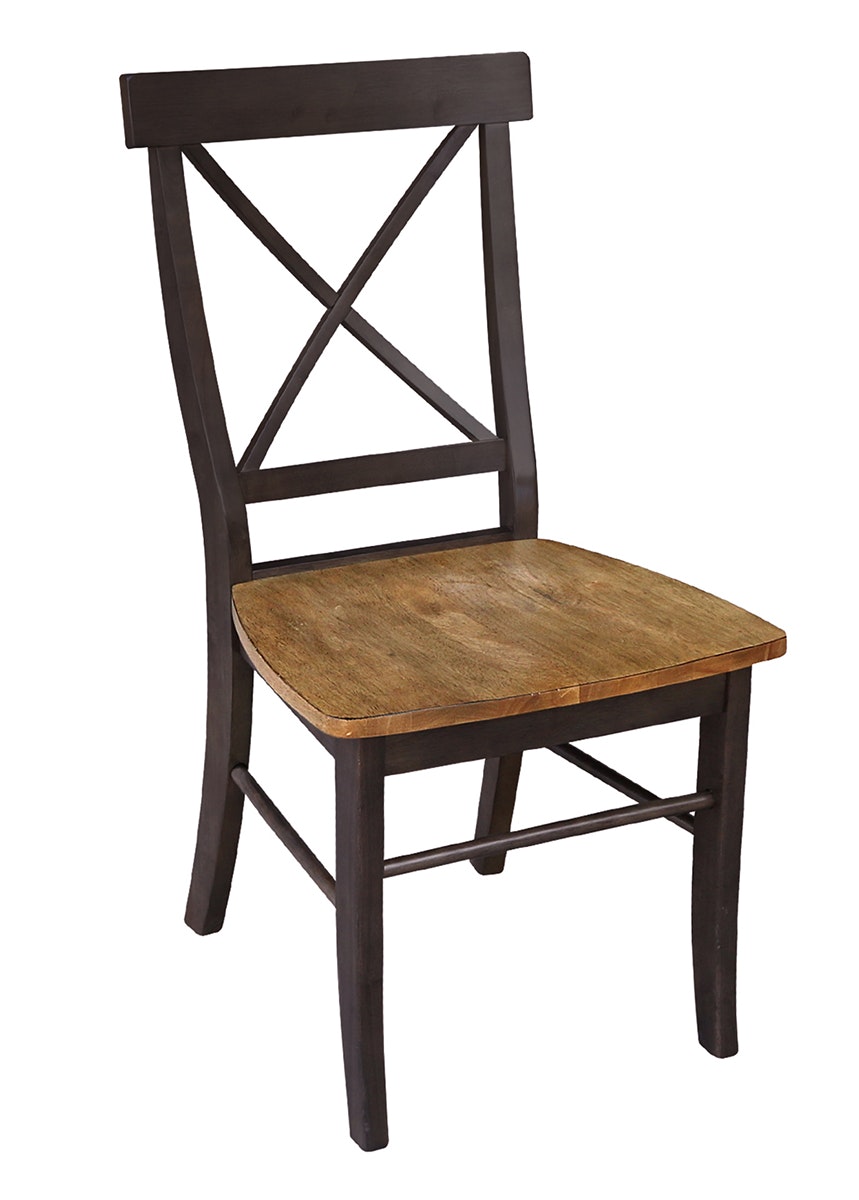 John Thomas X-Back Chair in Hickory Coal C45-613B