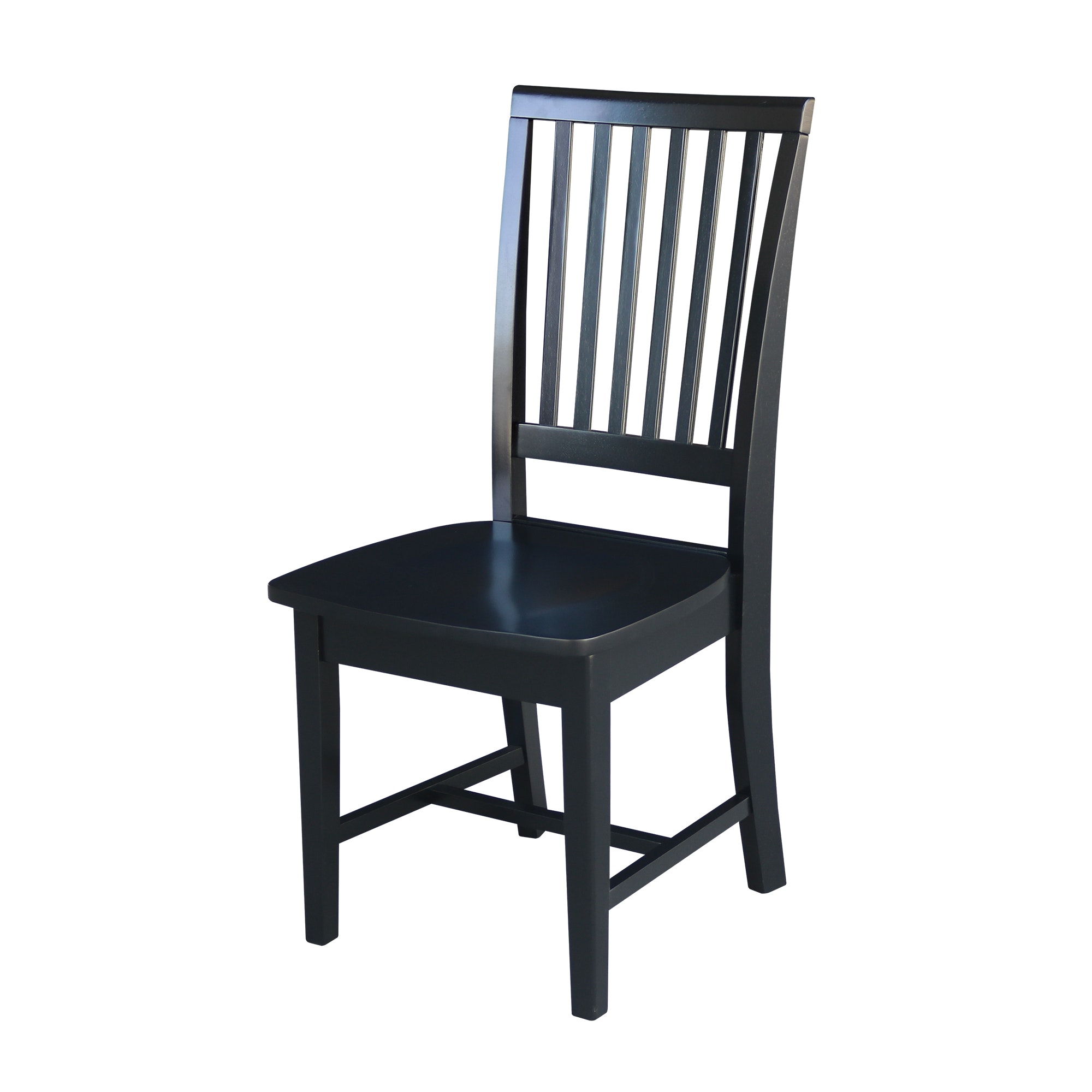 John Thomas Mission Chair in Black C46-265B