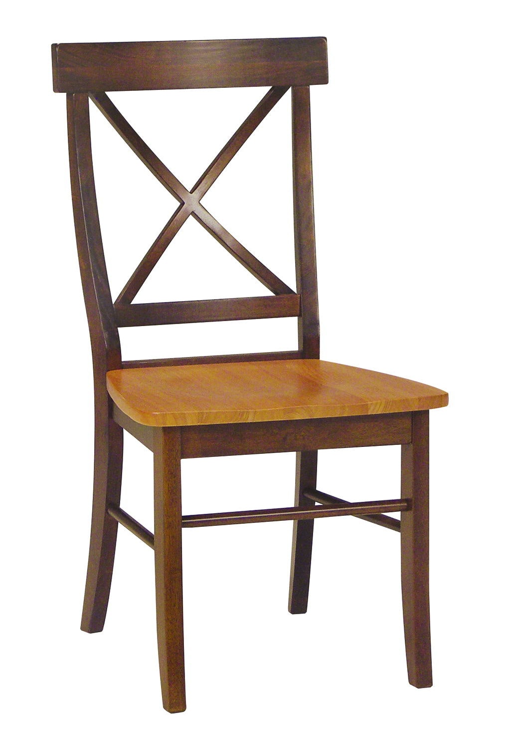 John Thomas X-Back Chair in Cinnamon & Espresso C58-613B
