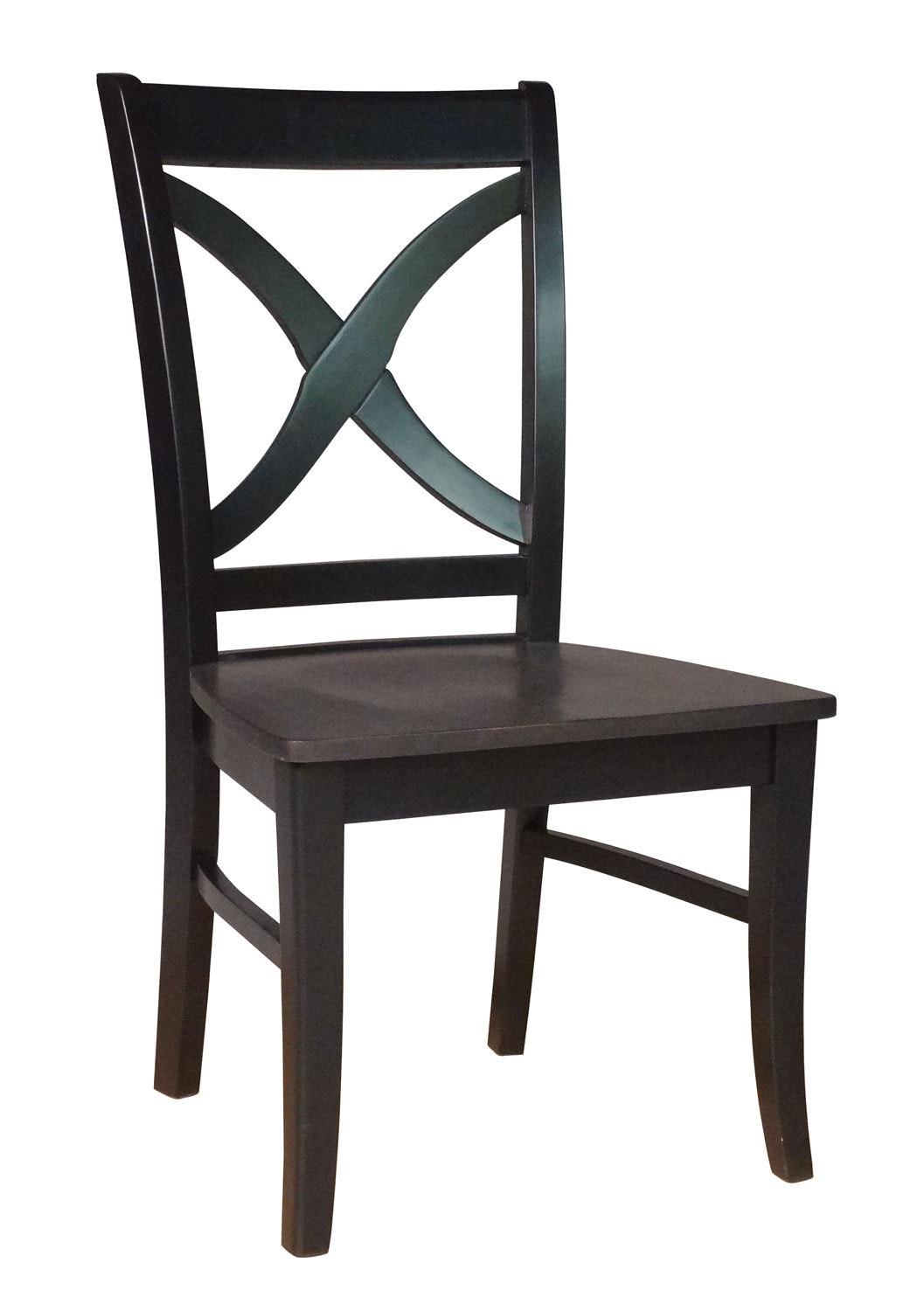John Thomas Salerno Chair in Coal & Black C75-14B