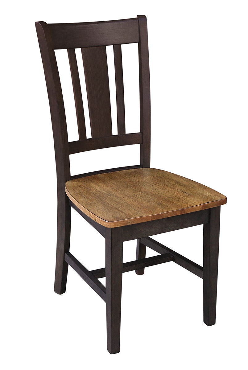 John Thomas San Remo Chair in Hickory Coal C45-10B