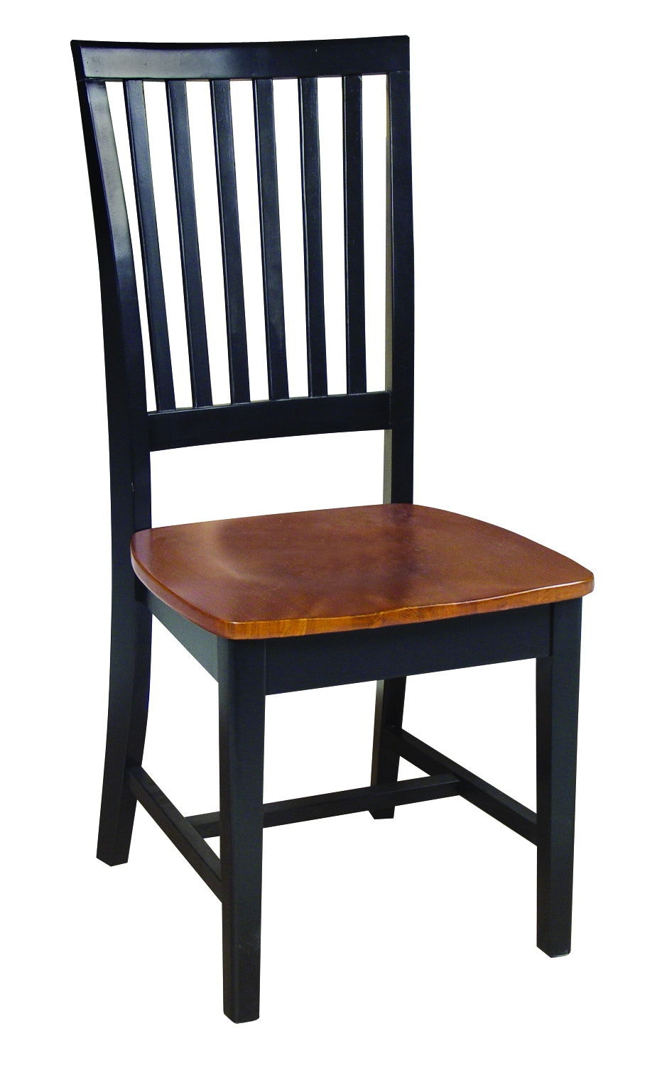 John Thomas Mission Chair in Black & Cherry C57-265B