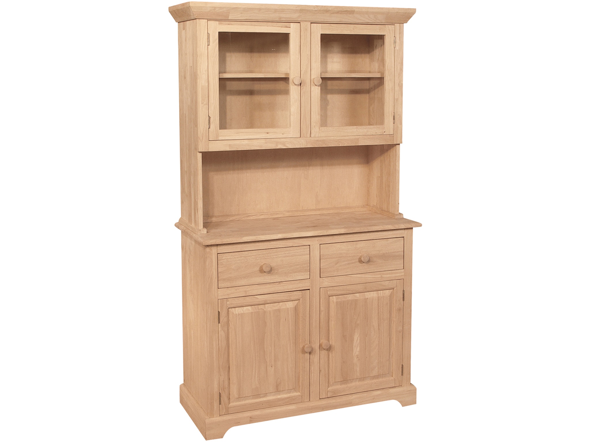 John Thomas 2 Door Hutch (shown w/B-2) H-2B